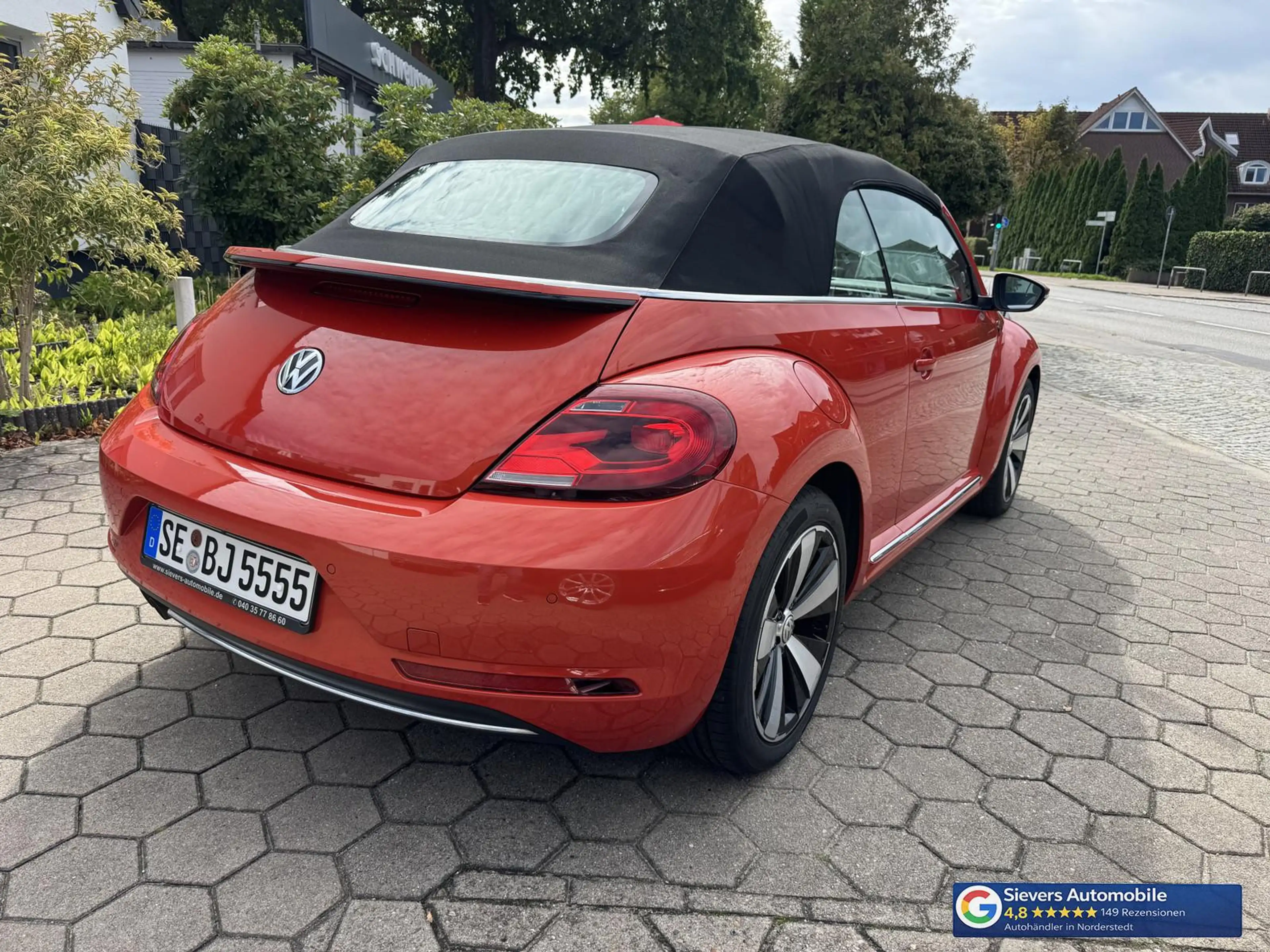Volkswagen Beetle Cabriolet Design DSG Leder Xenon Navi Apple CarPla — photo 6