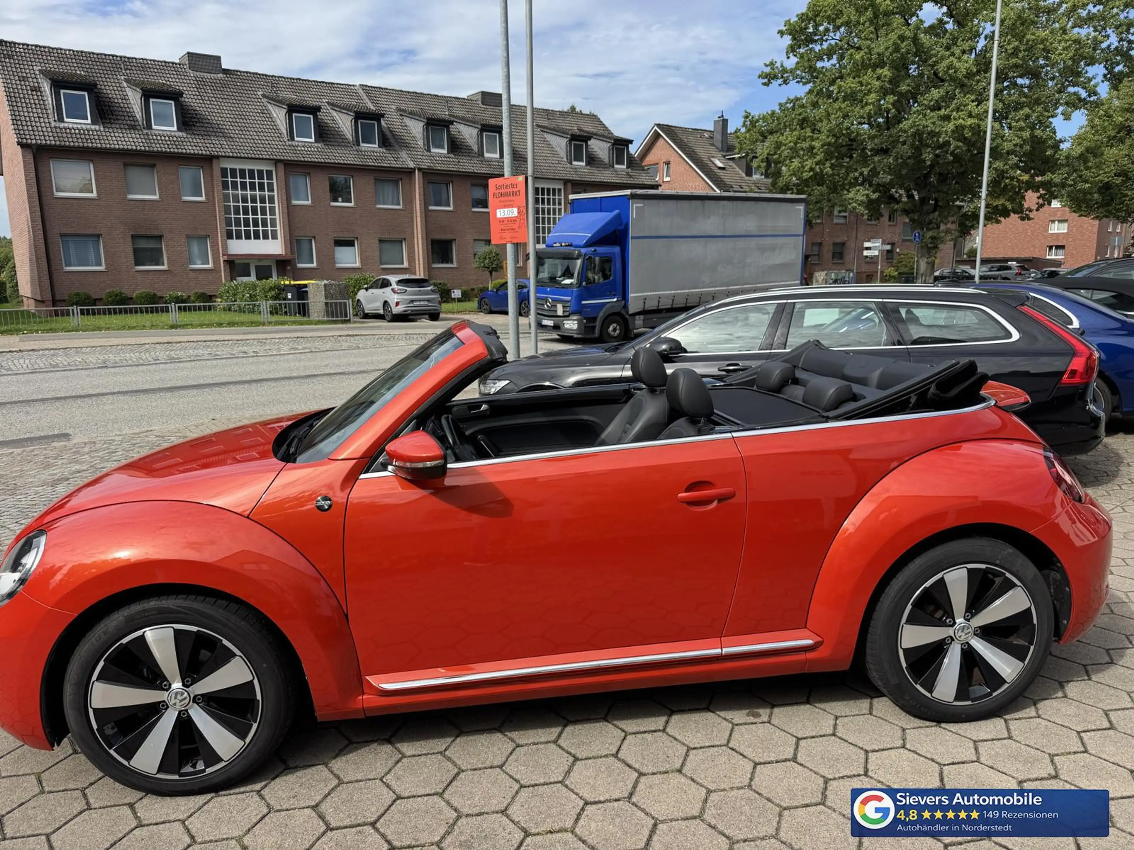 Volkswagen Beetle Cabriolet Design DSG Leder Xenon Navi Apple CarPla — photo 11