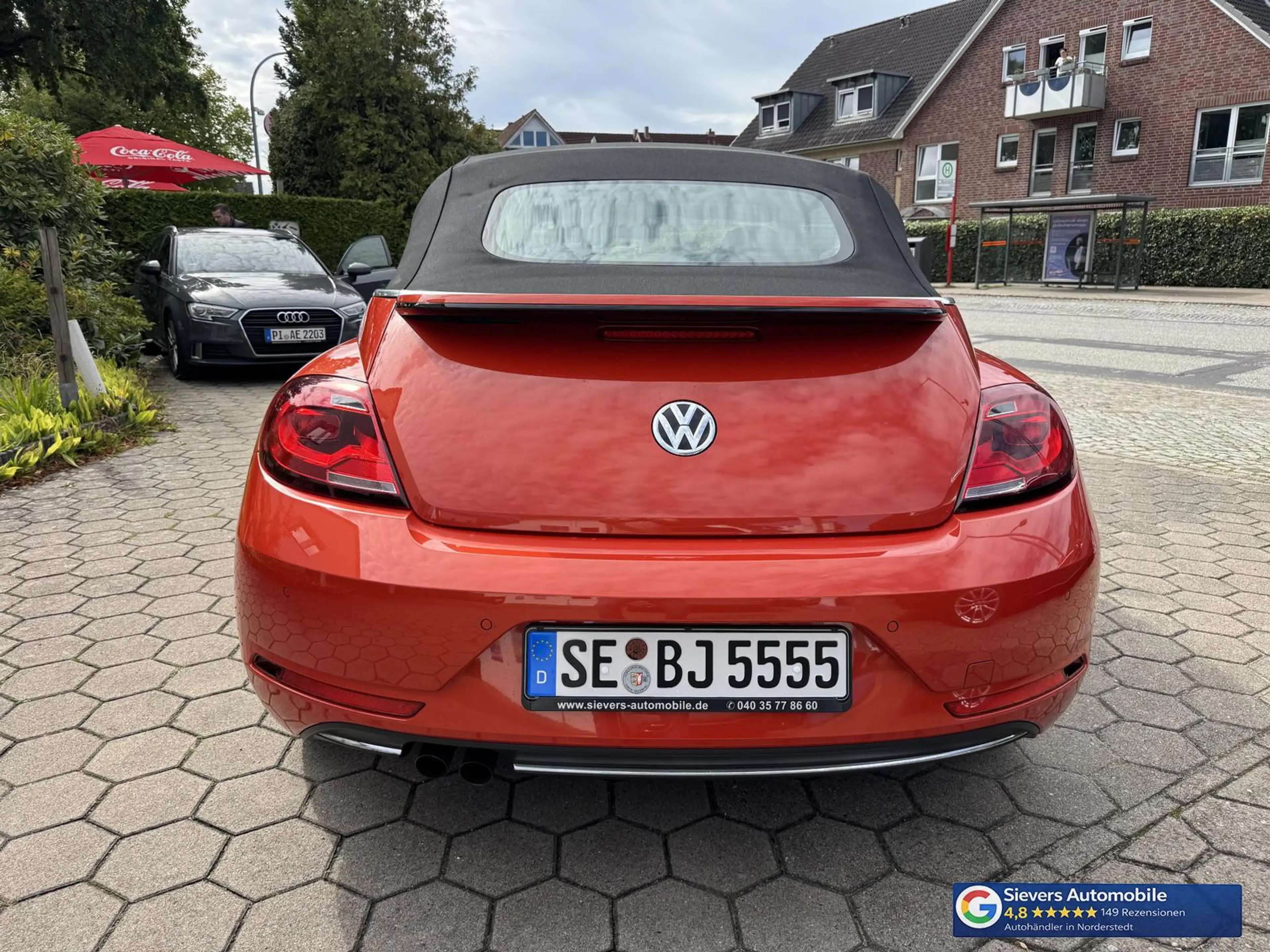 Volkswagen Beetle Cabriolet Design DSG Leder Xenon Navi Apple CarPla — photo 4