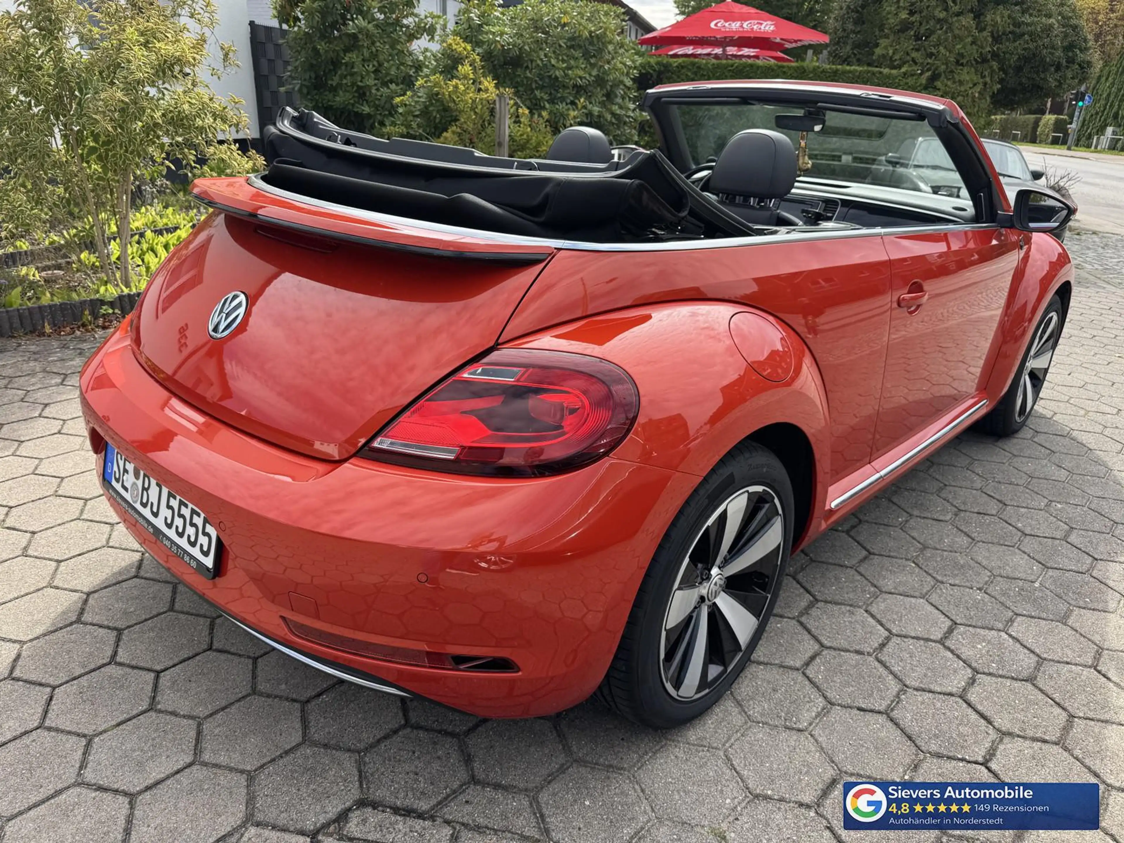 Volkswagen Beetle Cabriolet Design DSG Leder Xenon Navi Apple CarPla — photo 12