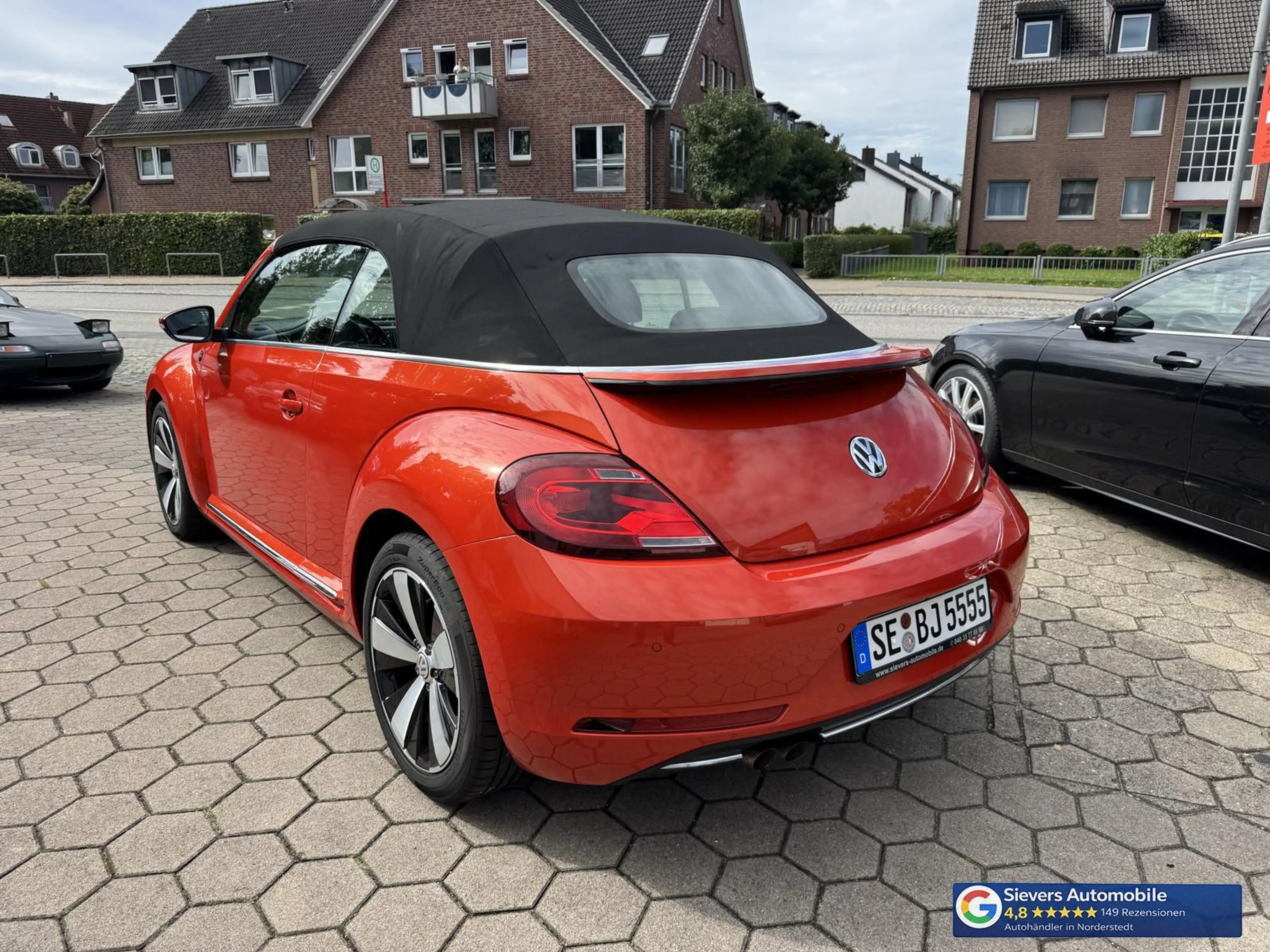 Volkswagen Beetle Cabriolet Design DSG Leder Xenon Navi Apple CarPla — photo 9