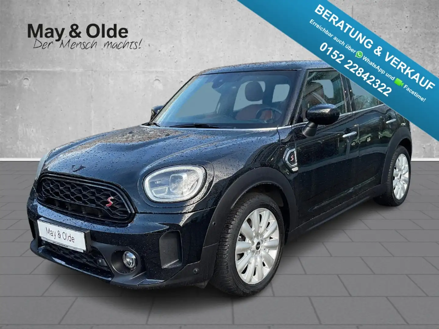 MINI Cooper S Countryman Navi AHK Leder HarmanKardon LED ACC Schwarz - 1