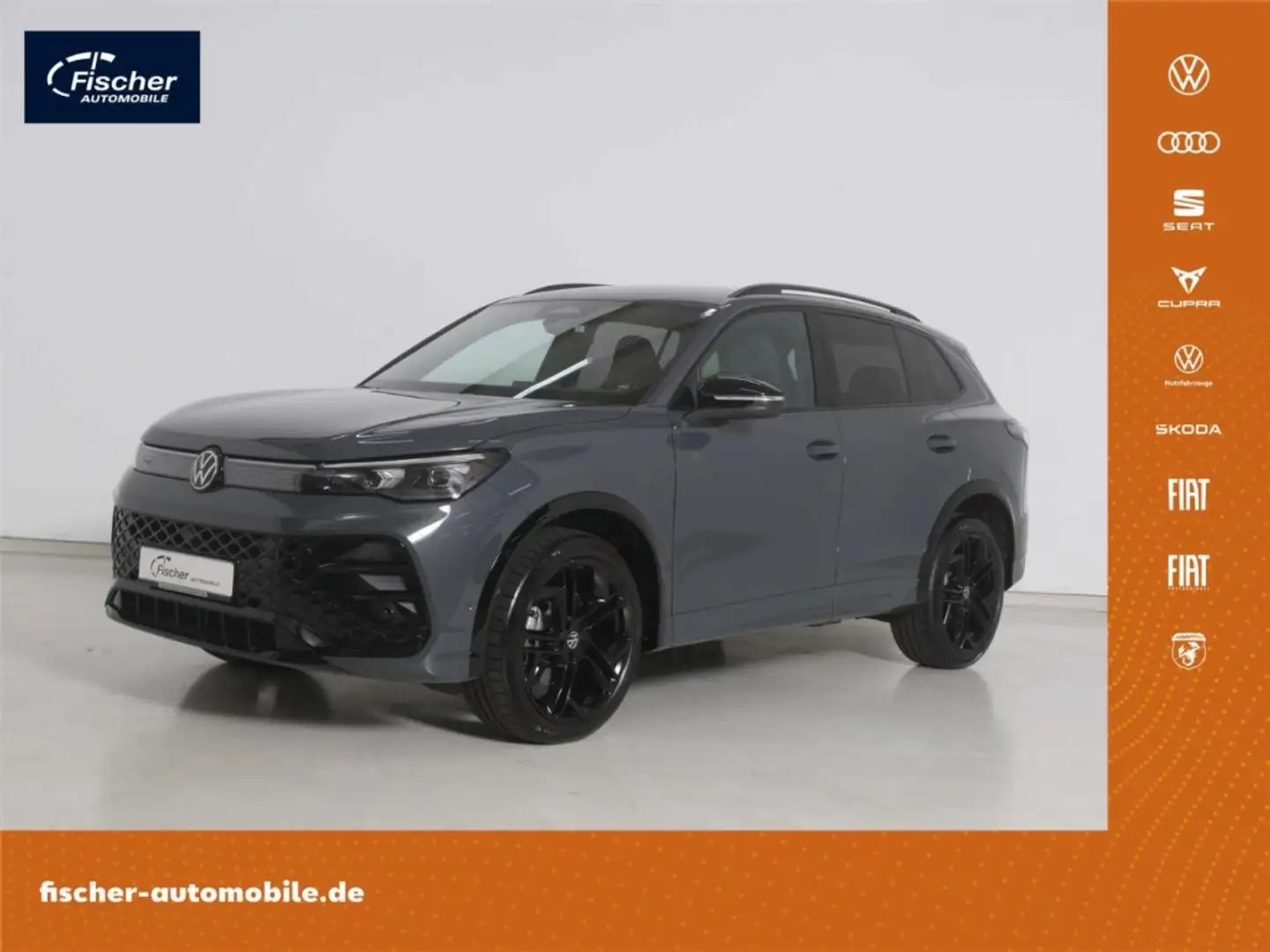 Volkswagen Tiguan 2.0 TSI 4Mot. R-Line Black Style DSG AHK Gris - 1