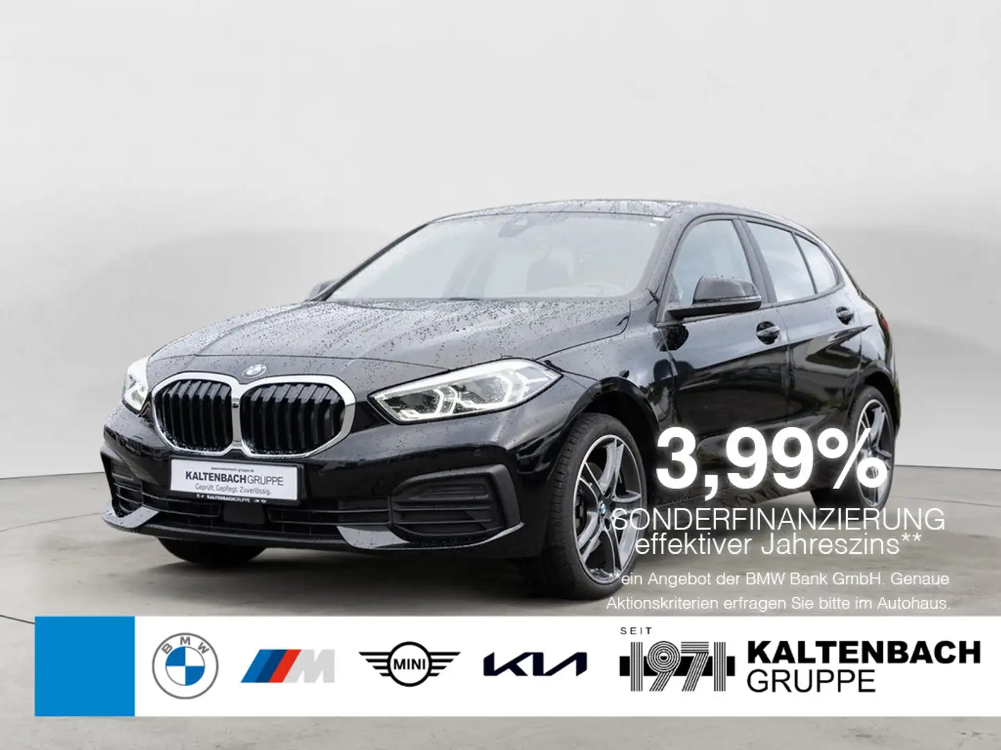 BMW 118 i Advantage LED PDC SITZHEIZUNG NAVI W-LAN Schwarz - 1