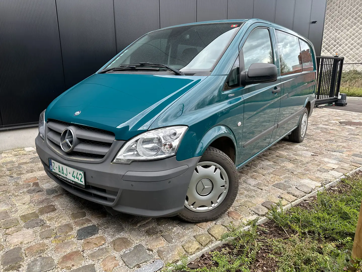 Mercedes-Benz Vito 113 CDI Lang DC 5pl Lichte Vr.Airco,PDC,Cruise,Gar Groen - 1