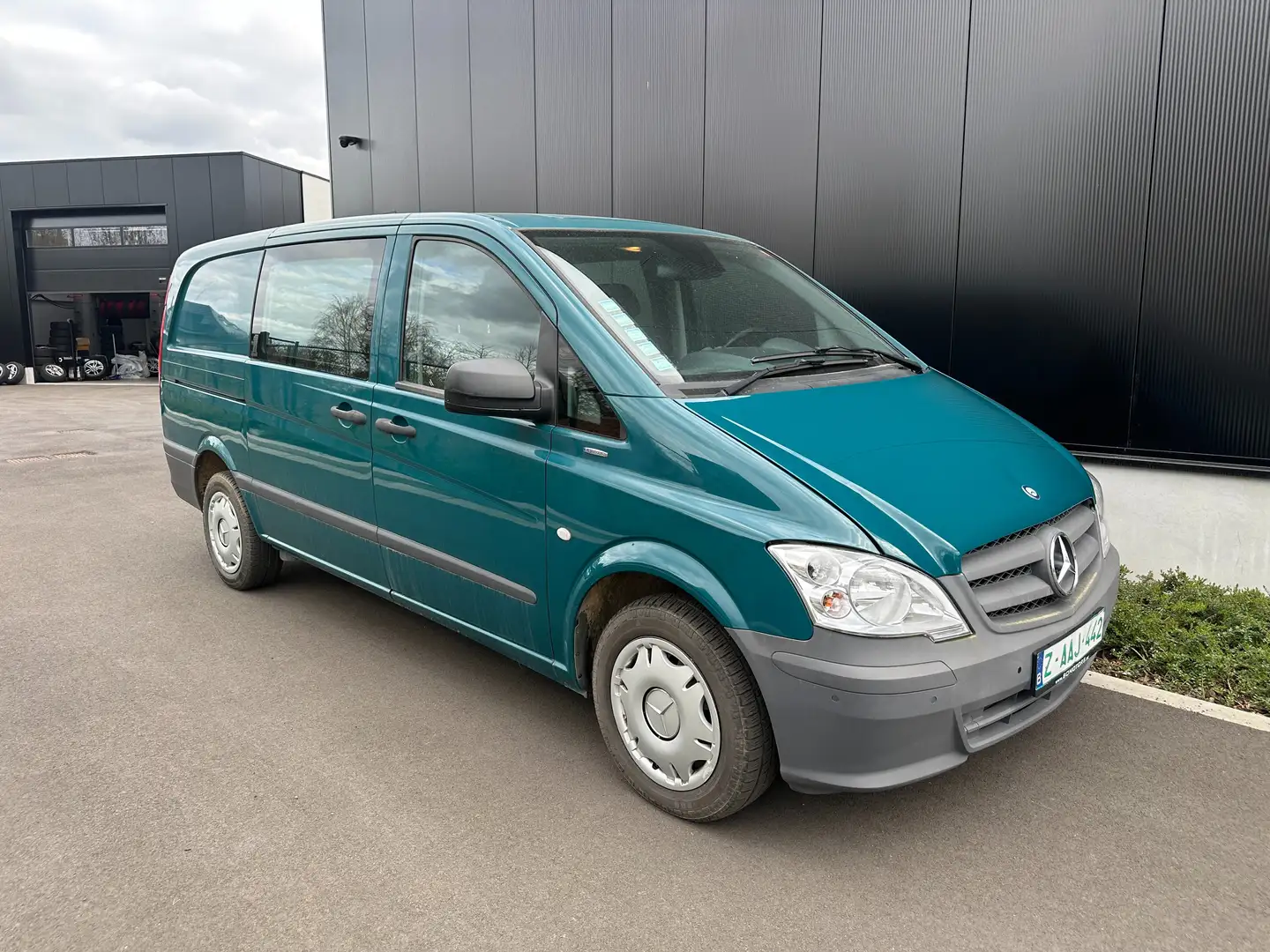 Mercedes-Benz Vito 113 CDI Lang DC 5pl Lichte Vr.Airco,PDC,Cruise,Gar Groen - 2