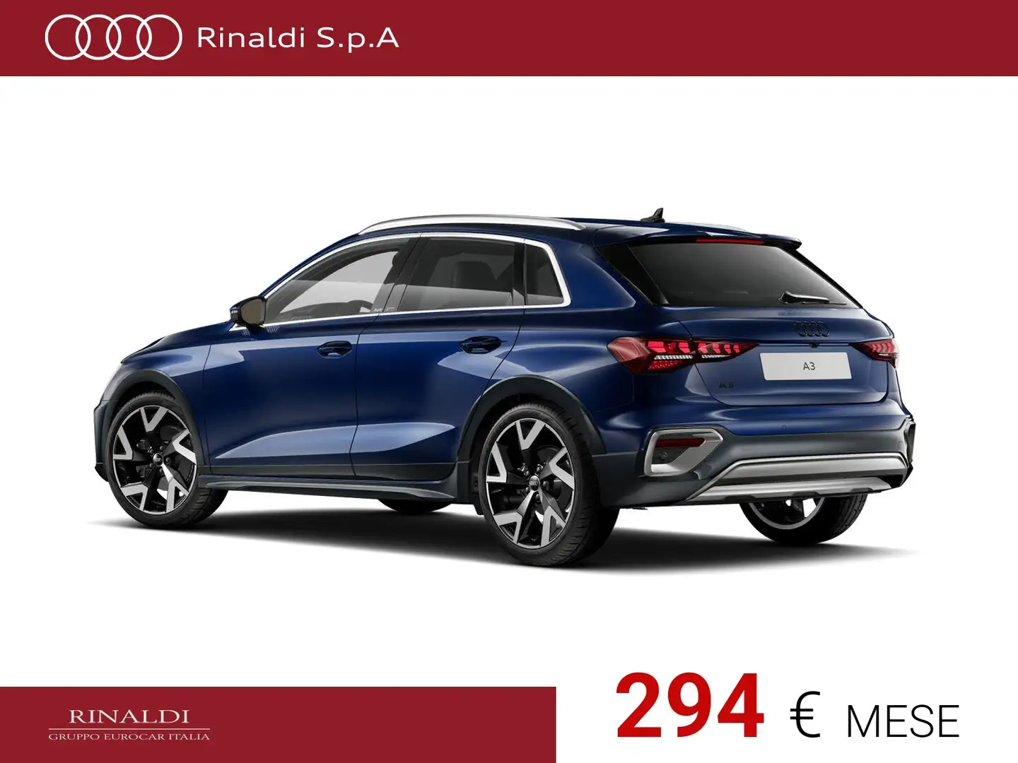 Audi A3 allstreet 35 1.5 tfsi mhev identity contrast s-tro Blu/Azzurro - 2
