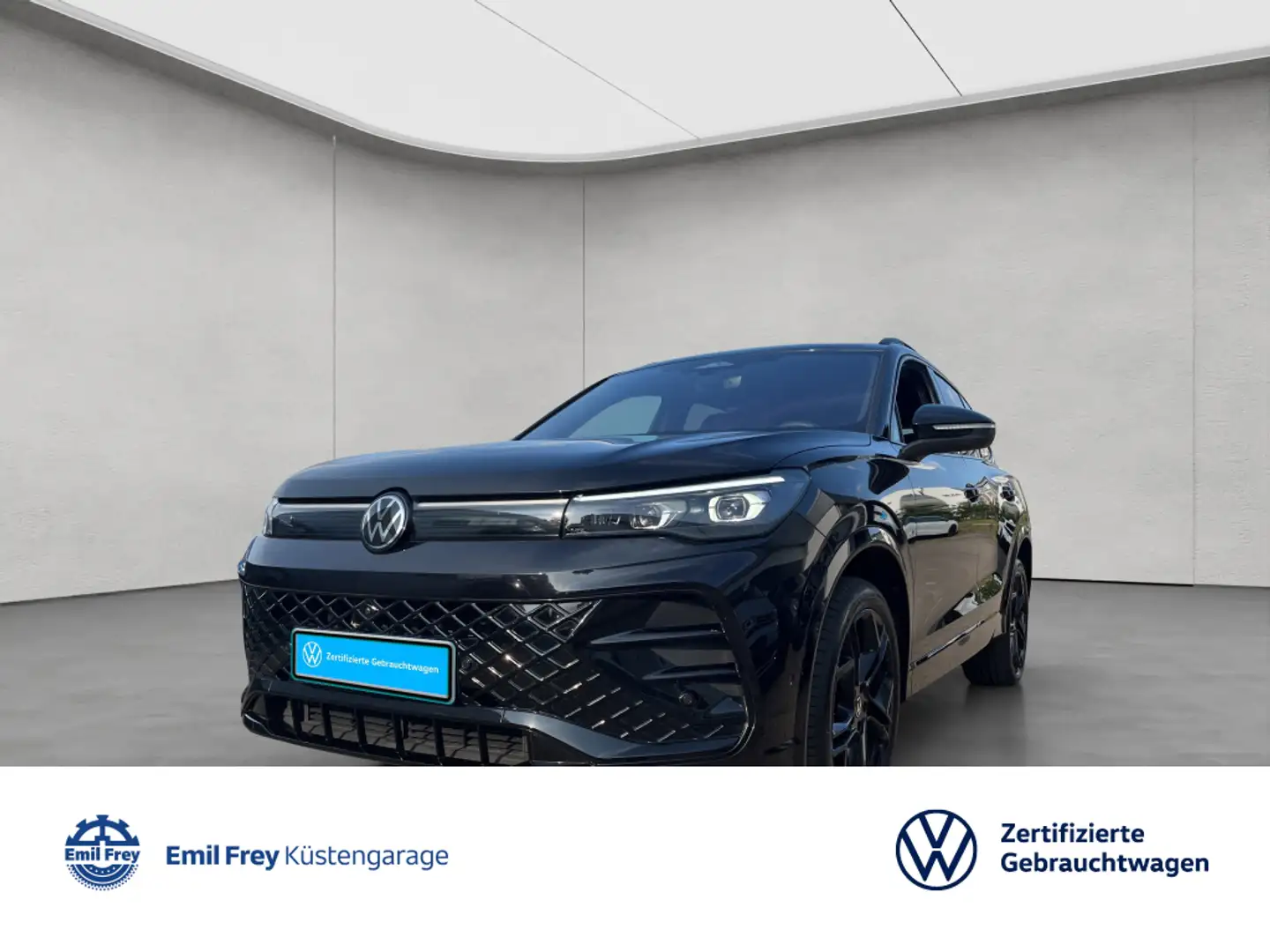Volkswagen Tiguan 2.0 TDI SCR 4MOTION DSG R-Line Leder Pano Schwarz - 1