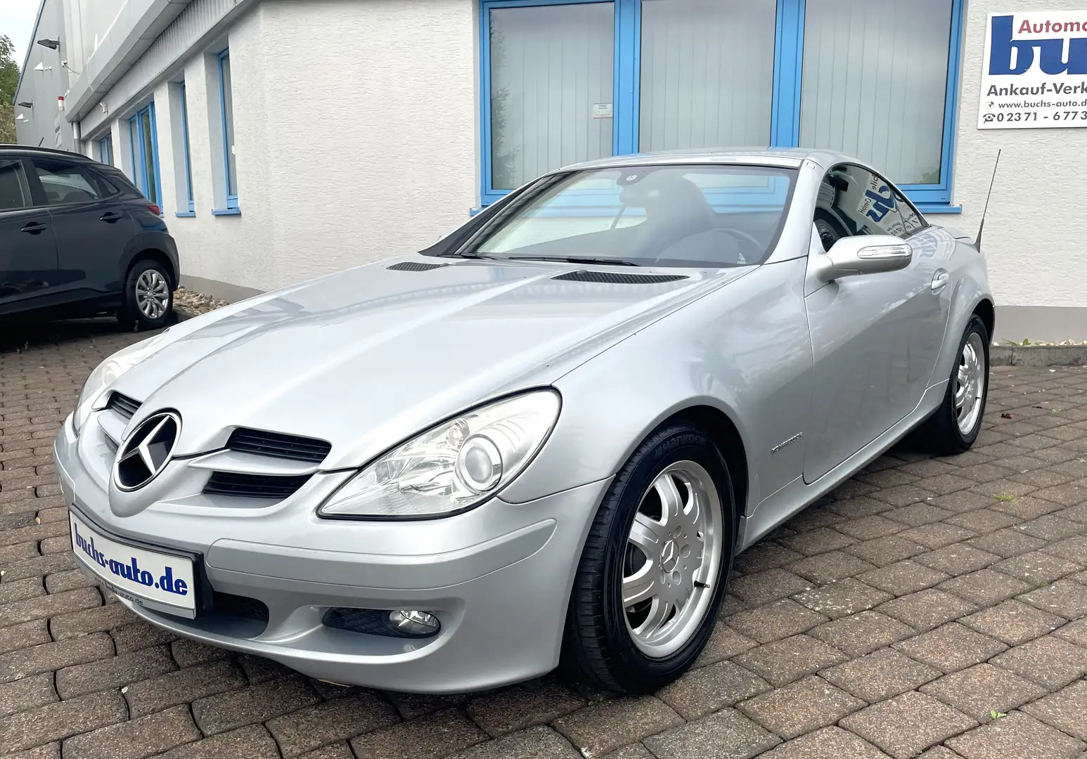 Mercedes-Benz SLK 200 Roadster Kompressor Leder 2. Hand Gris - 1