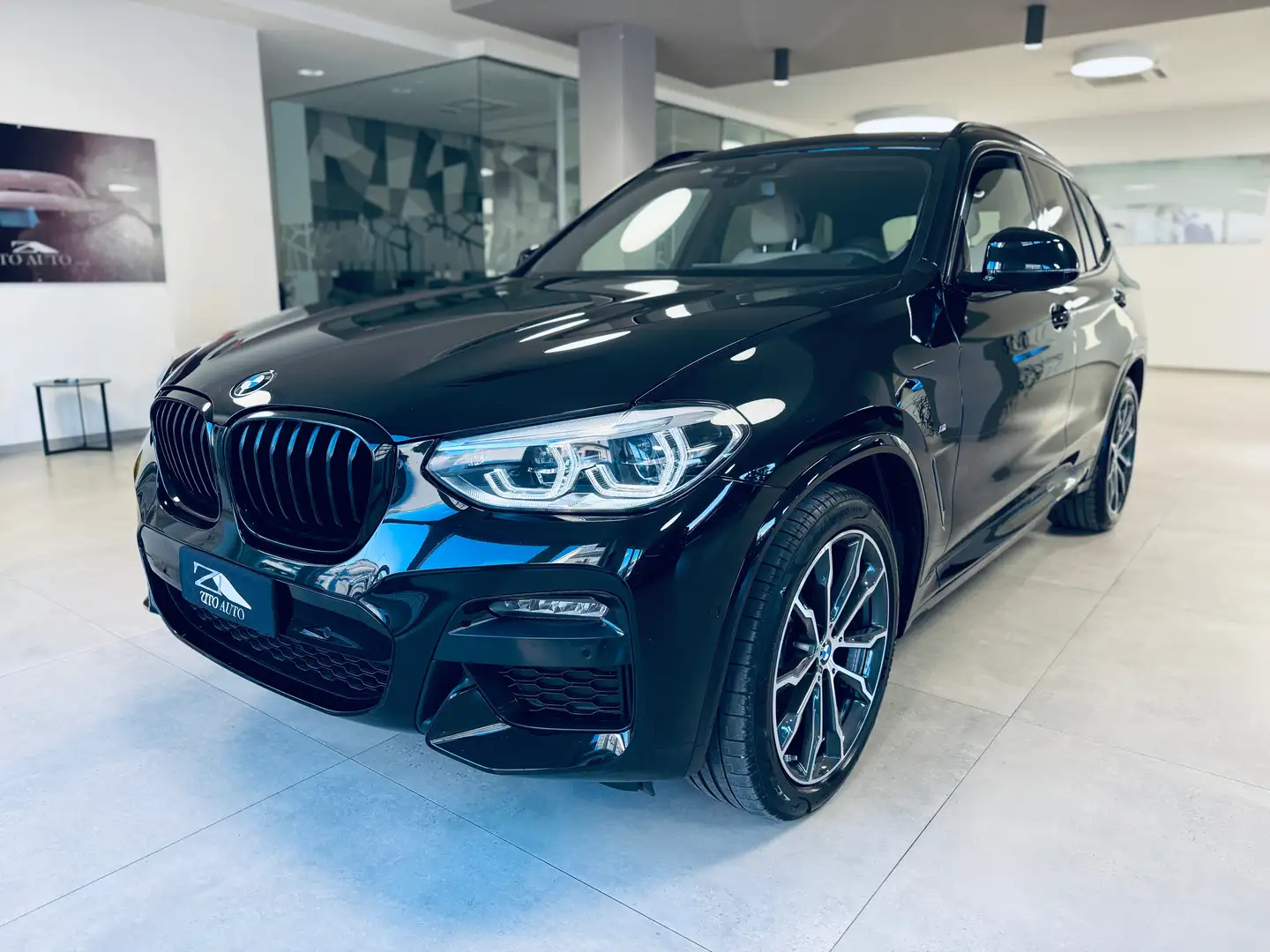 BMW X3 xdrive20d mhev 48V Msport auto Zwart - 1