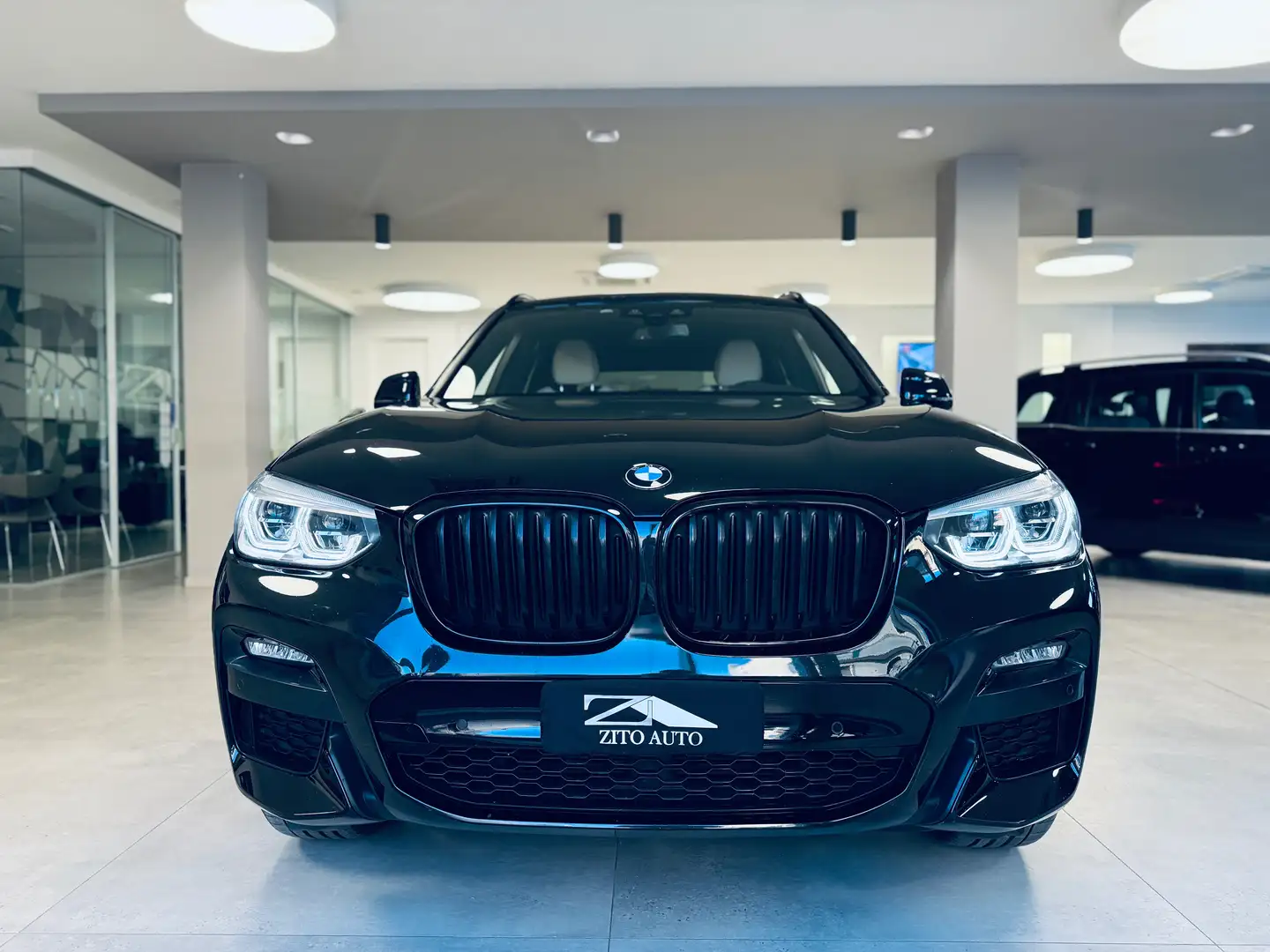 BMW X3 xdrive20d mhev 48V Msport auto Zwart - 2