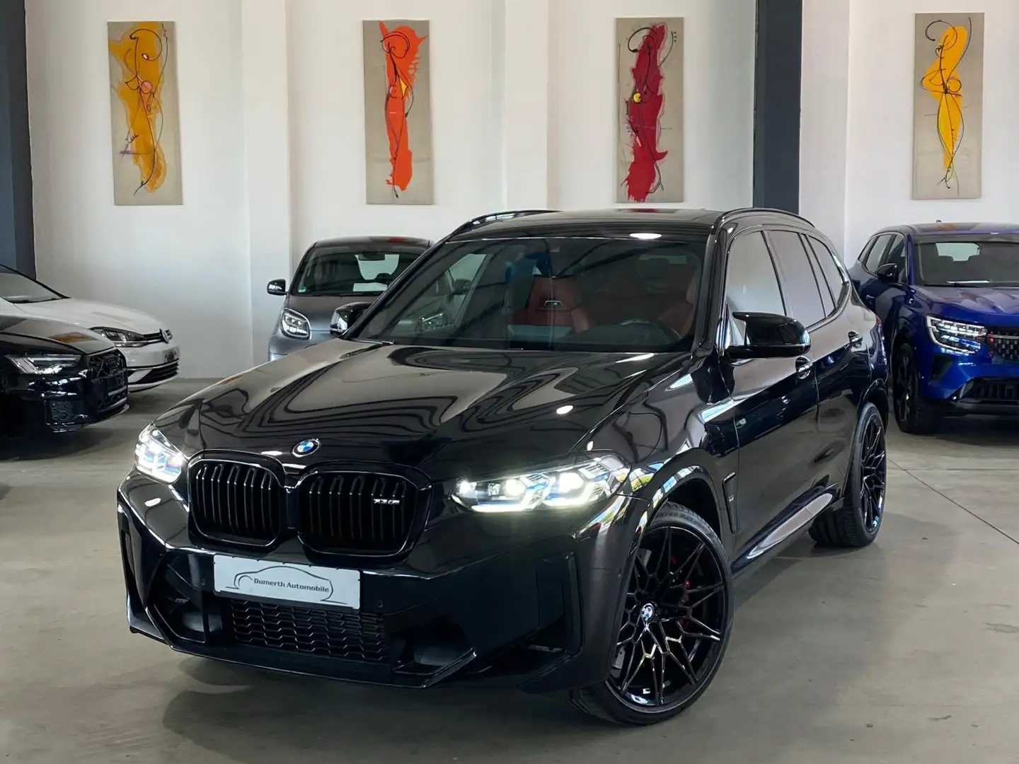 BMW X3 M Competition/Leder Rot/Pano/´21/HUH/H&K/ Czarny - 1