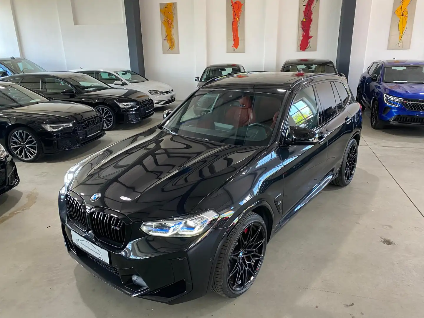 BMW X3 M Competition/Leder Rot/Pano/´21/HUH/H&K/ Czarny - 2