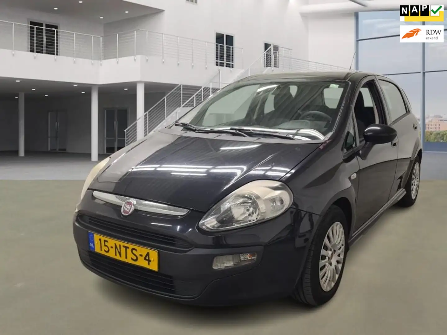 Fiat Punto Evo 1.3 M-Jet Dynamic/AIRCO/CRUISE/5DEURS/ORIGINEEL NL Noir - 1