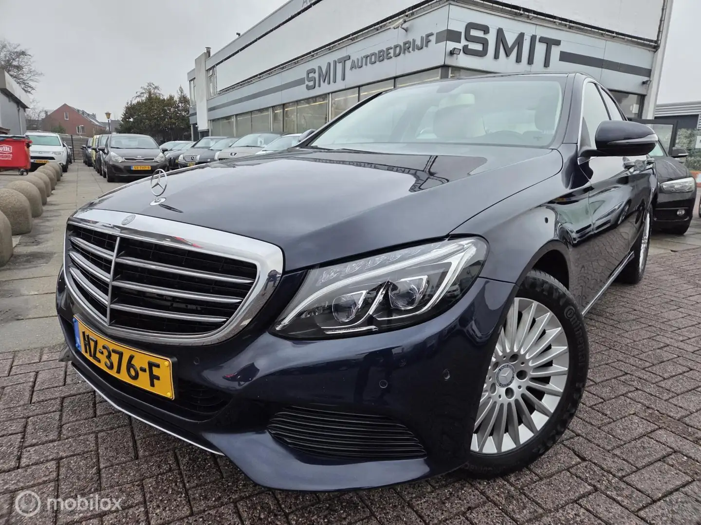 Mercedes-Benz C 180 Ambition Leder/Nav/NLAuto/1eEigenaar Bleu - 1