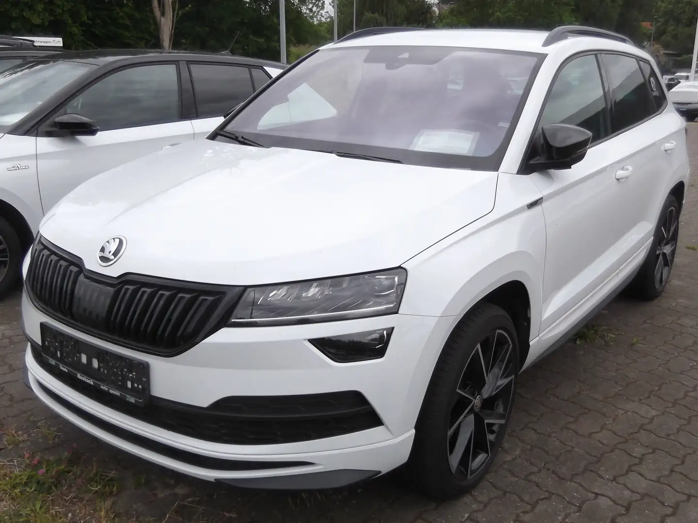 Skoda Karoq Sportline 4x4 2,0 TSI DSG 19Zoll Alu/Navi/AHK Weiß - 1