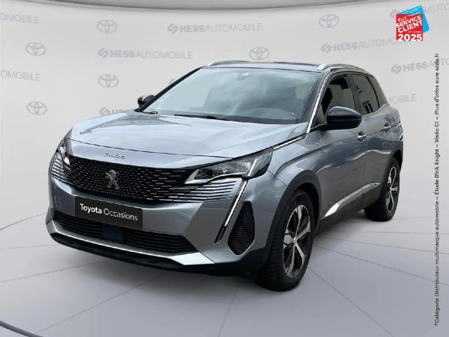 Peugeot 3008 1.2 PureTech 130ch S/S GT EAT8 Sieges chauf GPS Ca Gris - 1