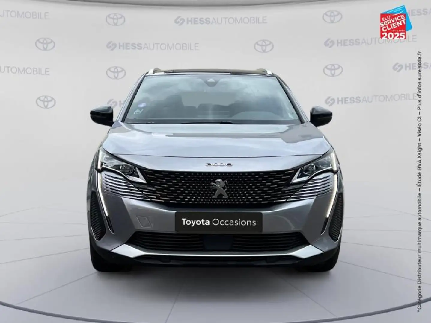 Peugeot 3008 1.2 PureTech 130ch S/S GT EAT8 Sieges chauf GPS Ca Gris - 2