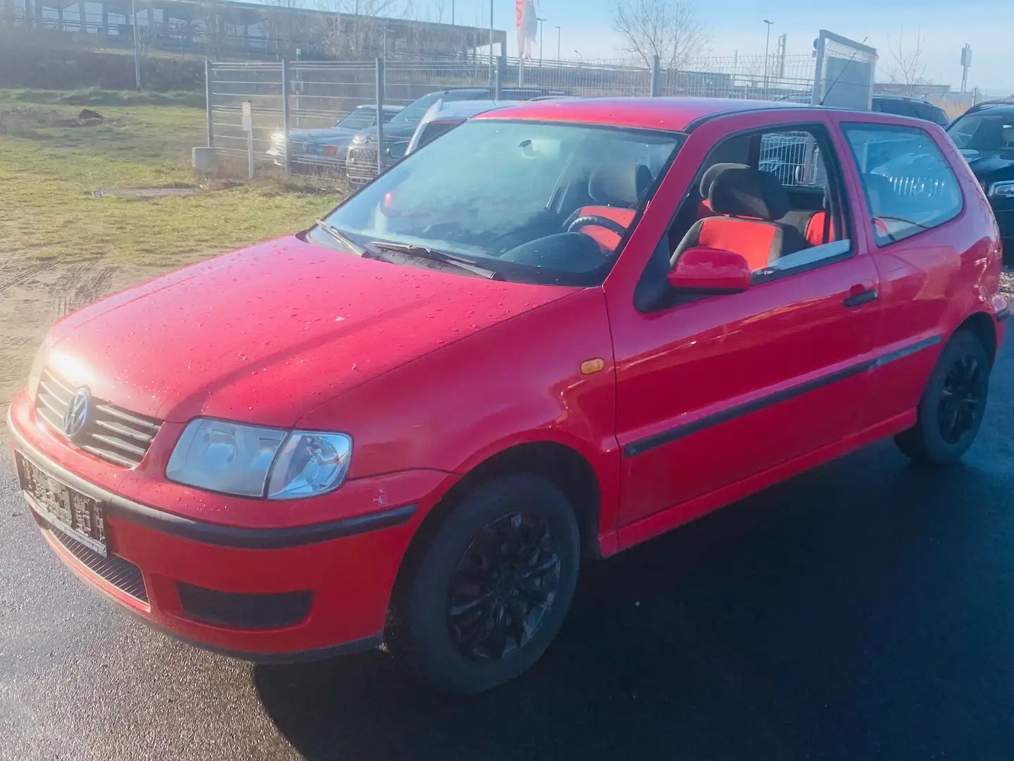 Volkswagen Polo 6N 1,0"SERVOLENKUNG"HU-AU NEU" Rosso - 2