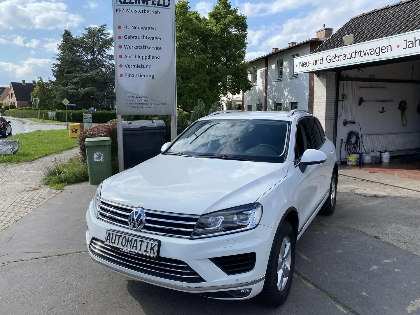 Volkswagen Touareg 3.6 FSI 4M Xenon-Navi-Keyless-Rcam-GRA-MFA-Sitz... Bianco - 1