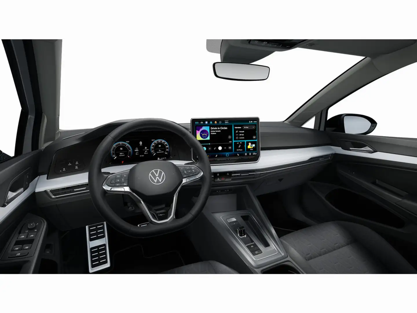 Volkswagen Golf Variant 1.5 eTSI DSG AHK*PANO*CAM*APP Goal Weiß - 2