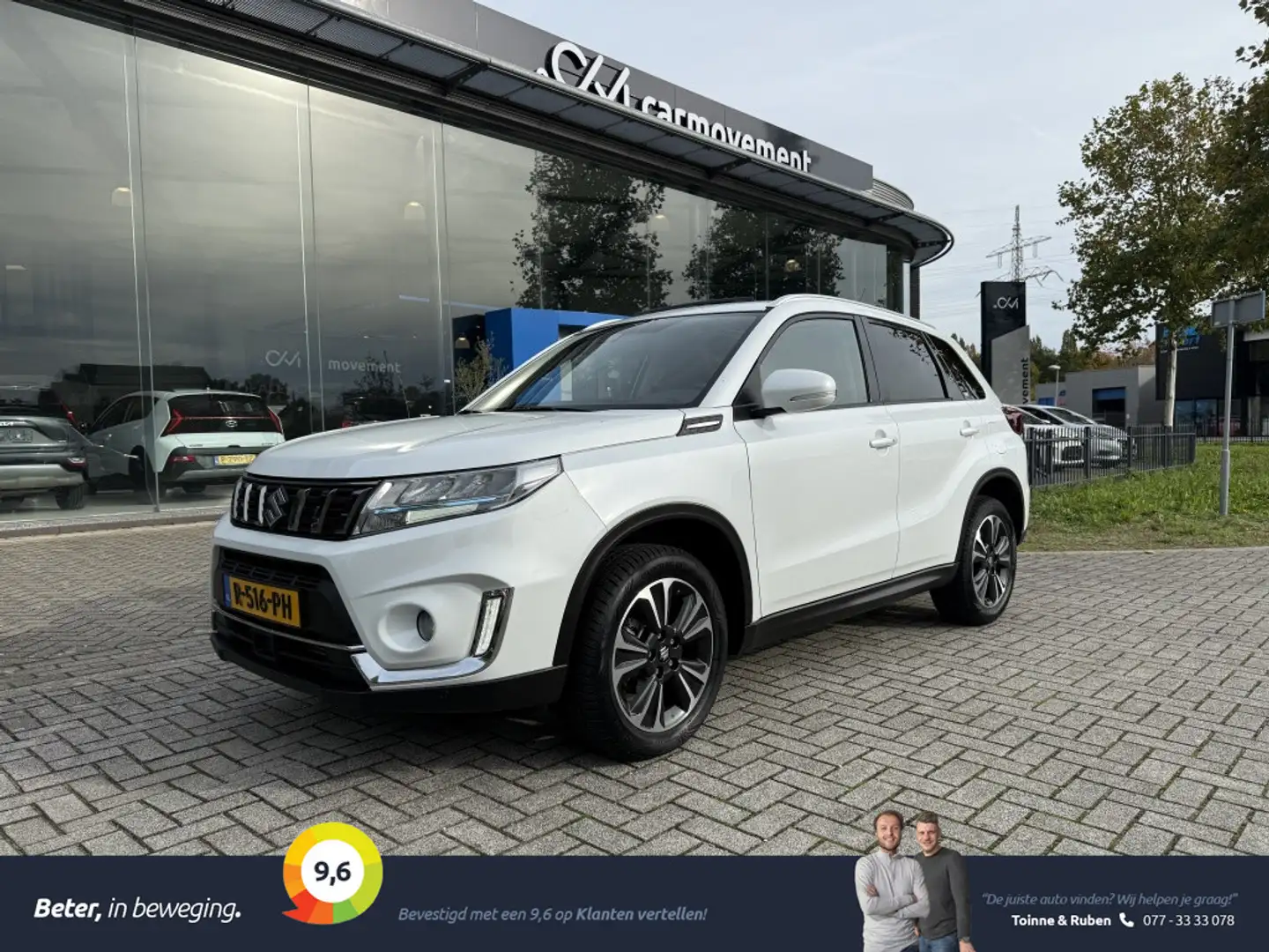 Suzuki Vitara 1.4 Boosterjet Style Smart Hybrid '' ZEER WEINIG K Blanc - 1