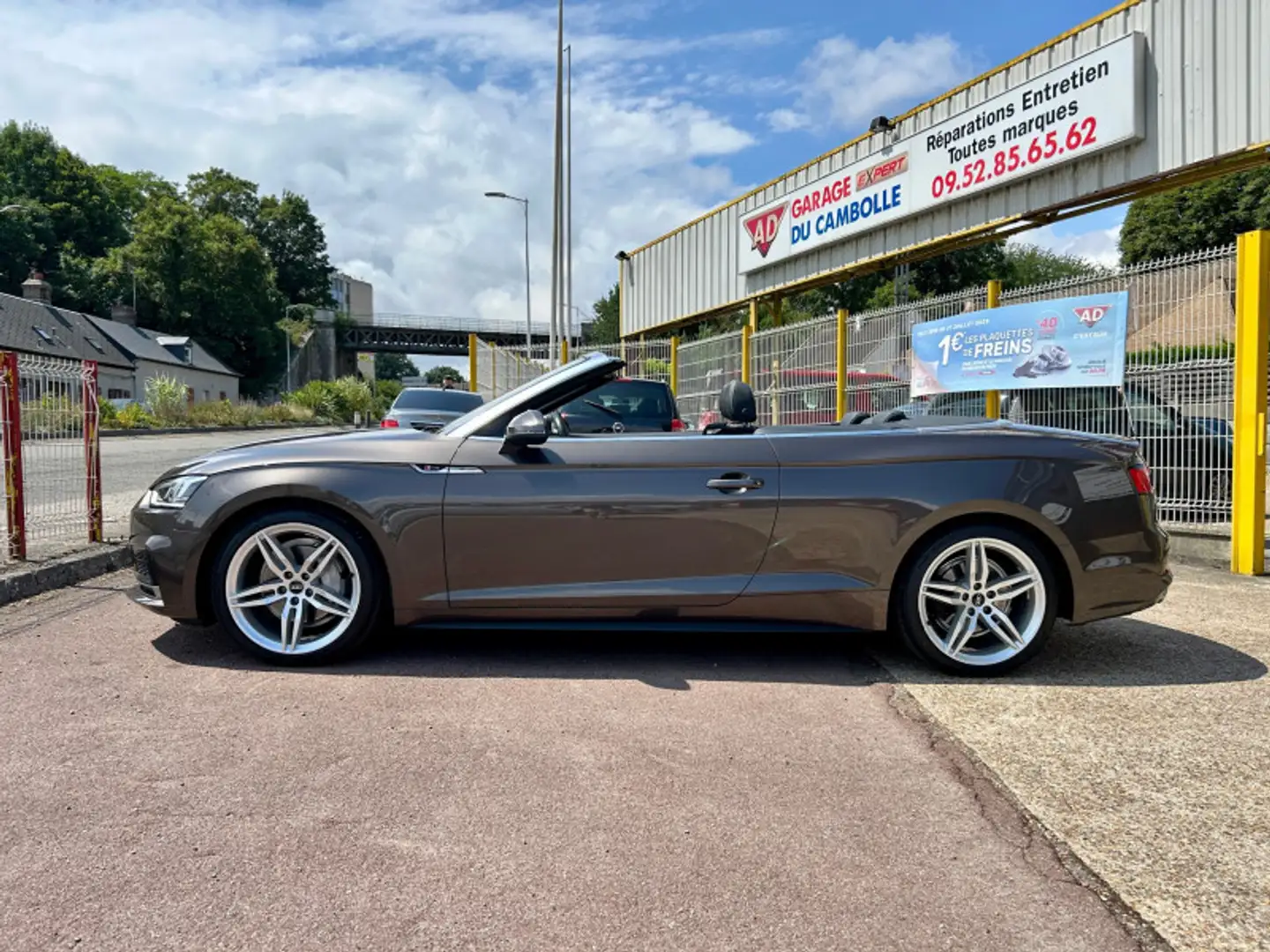 Audi Cabriolet 3.0 TDI 218CH S LINE QUATTRO S TRONIC 7 Brun - 2