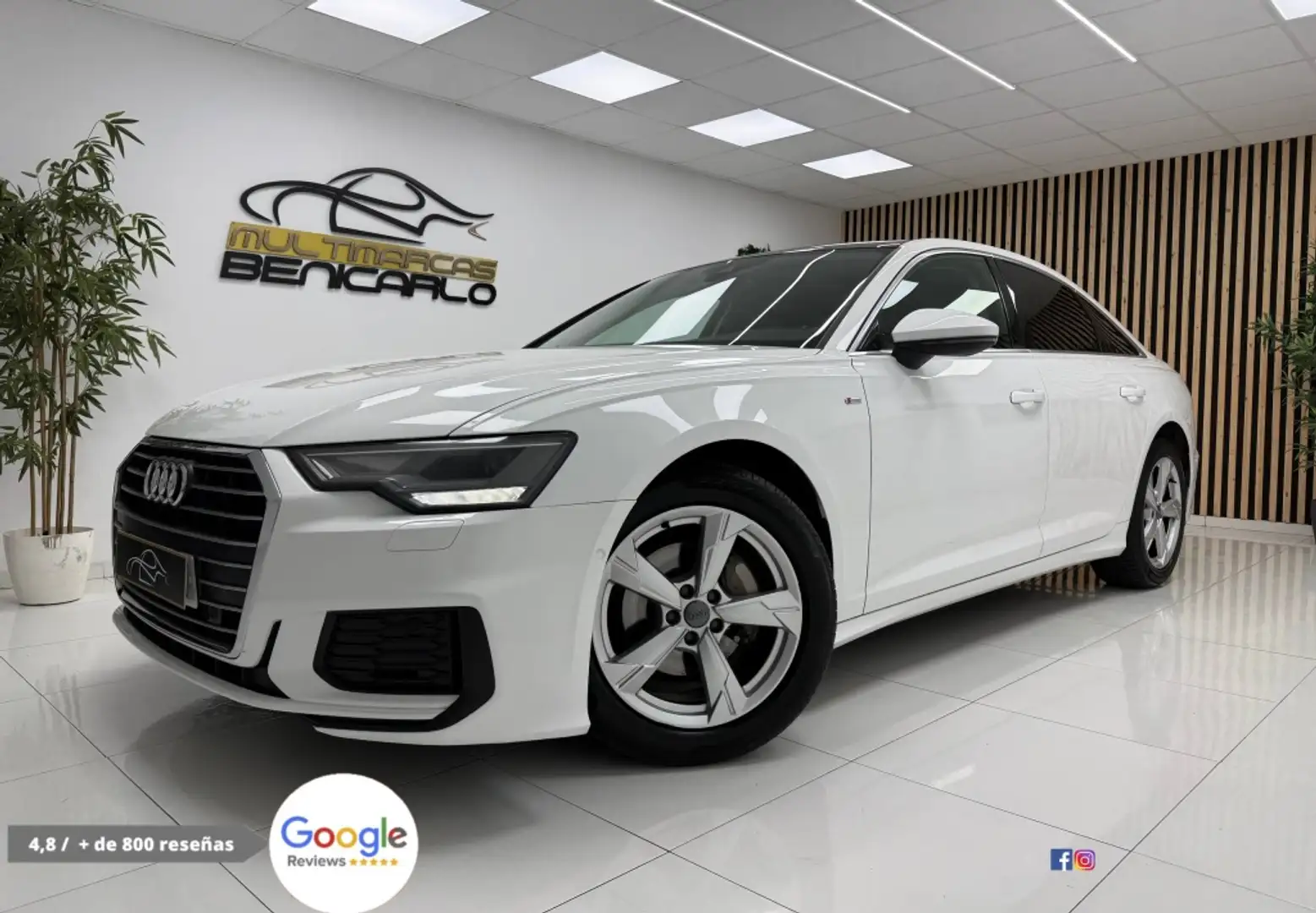 Audi A6 40 TDI S tronic Sport Blanc - 2