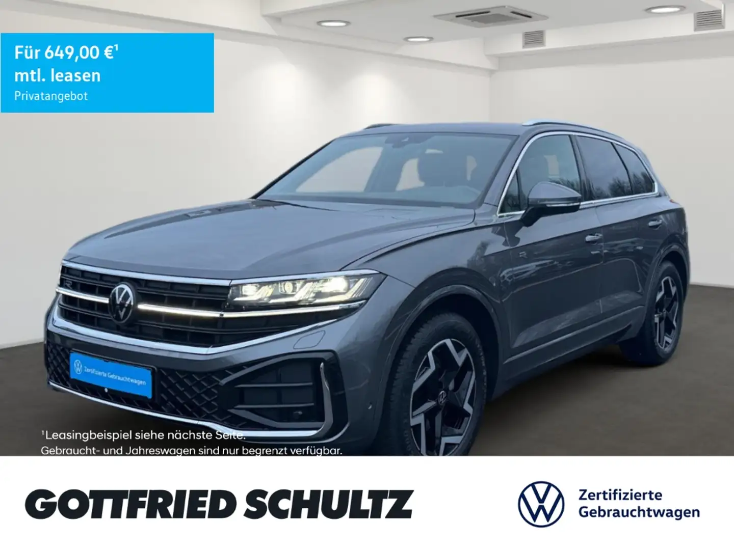 Volkswagen Touareg R-LINE TDI DSG AHK HEAD-UP NAVI PARKLENKASSISTENT Grau - 1