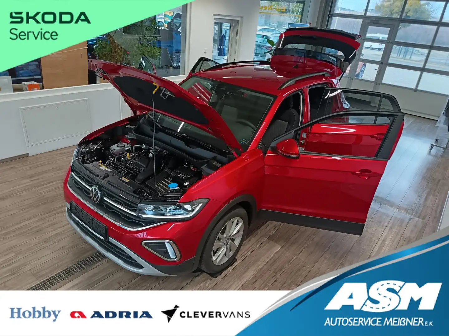 Volkswagen T-Cross Life 1.5 TSI DSG*AHK*MATRIX LED*ACC*SHZ* Rot - 1