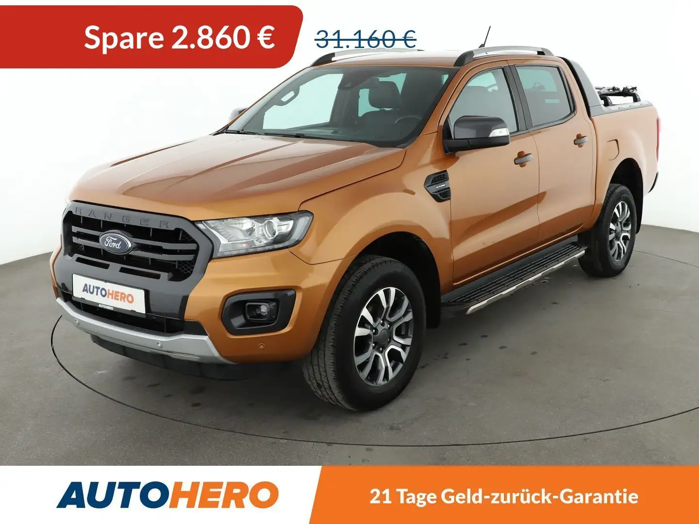 Ford Ranger 2.0 TDCi DK 4x4 Wildtrak Aut.*NAVI*CAM*SHZ*PDC*AHK Orange - 1