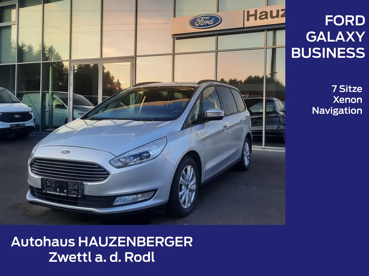 Ford Galaxy 2,0 TDCi 7-Sitze / Xenon / NAVI neue SO u Wi Silber - 1