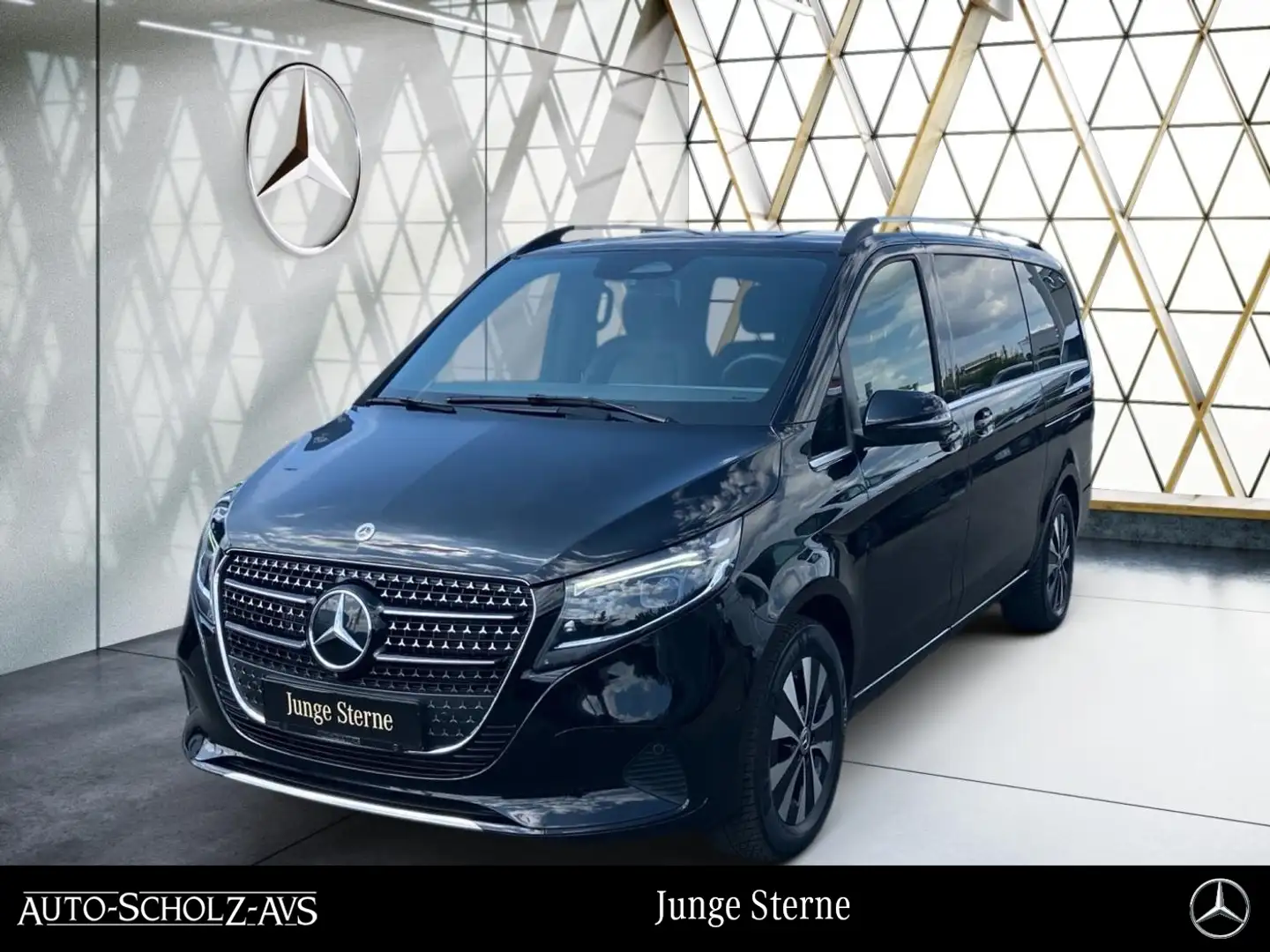 Mercedes-Benz V 300 d AVANTGARDE Lang AHK*StandHz*360°*AR-Navi Schwarz - 1