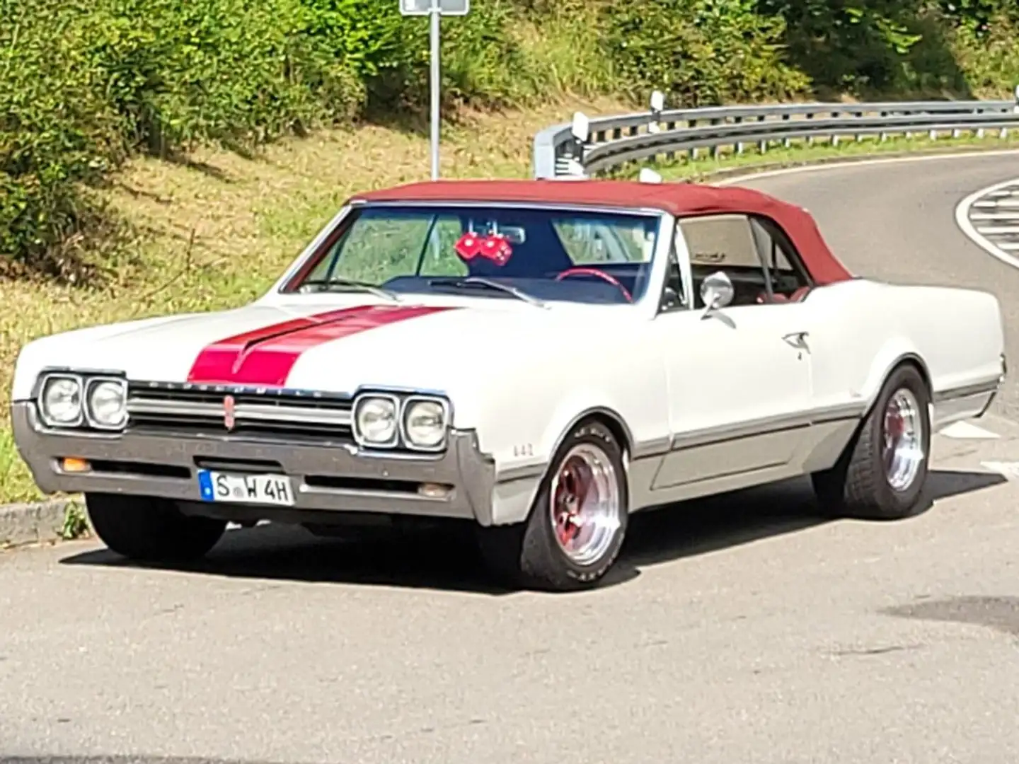 Oldsmobile Cutlass 442 Blanc - 1