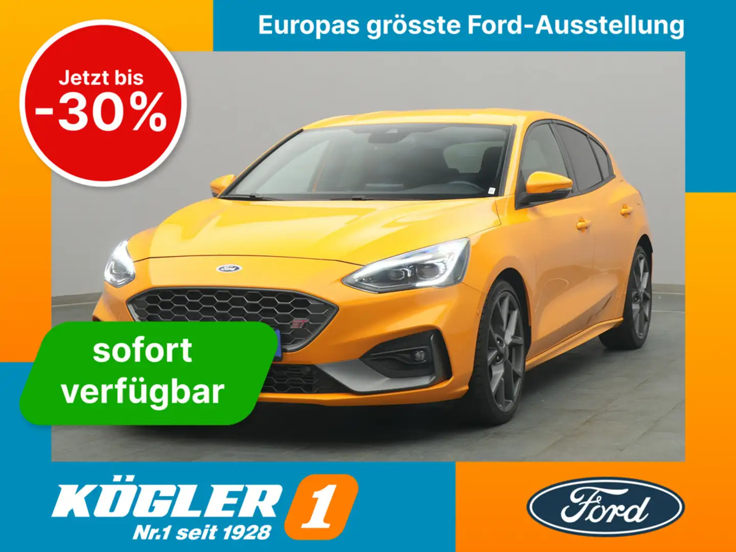 Ford Focus ST 280PS/Styling&Winter-Paket Orange - 1