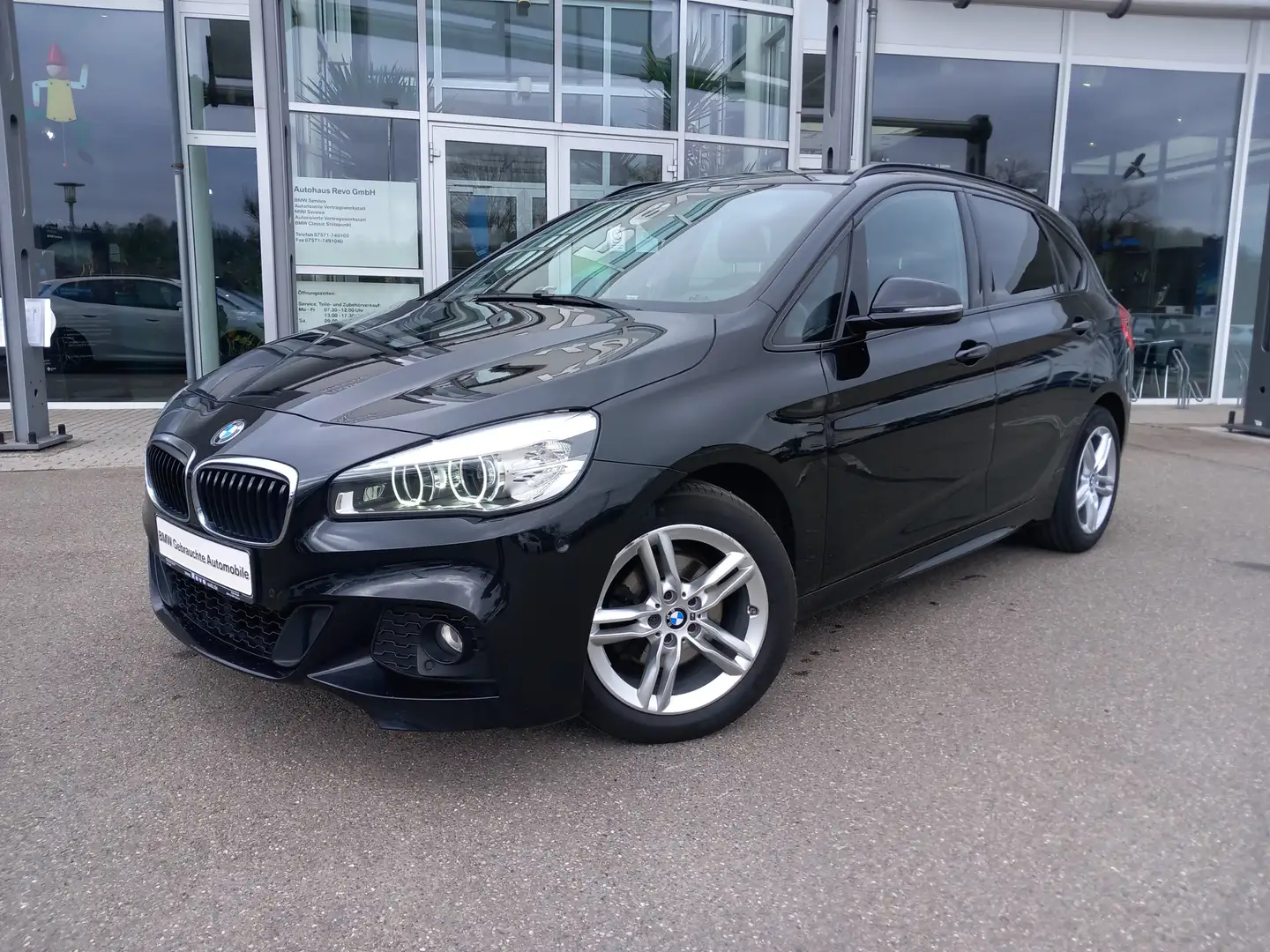 BMW 218 i Active Tourer MSport LED Parkass Navi SHZ Noir - 2