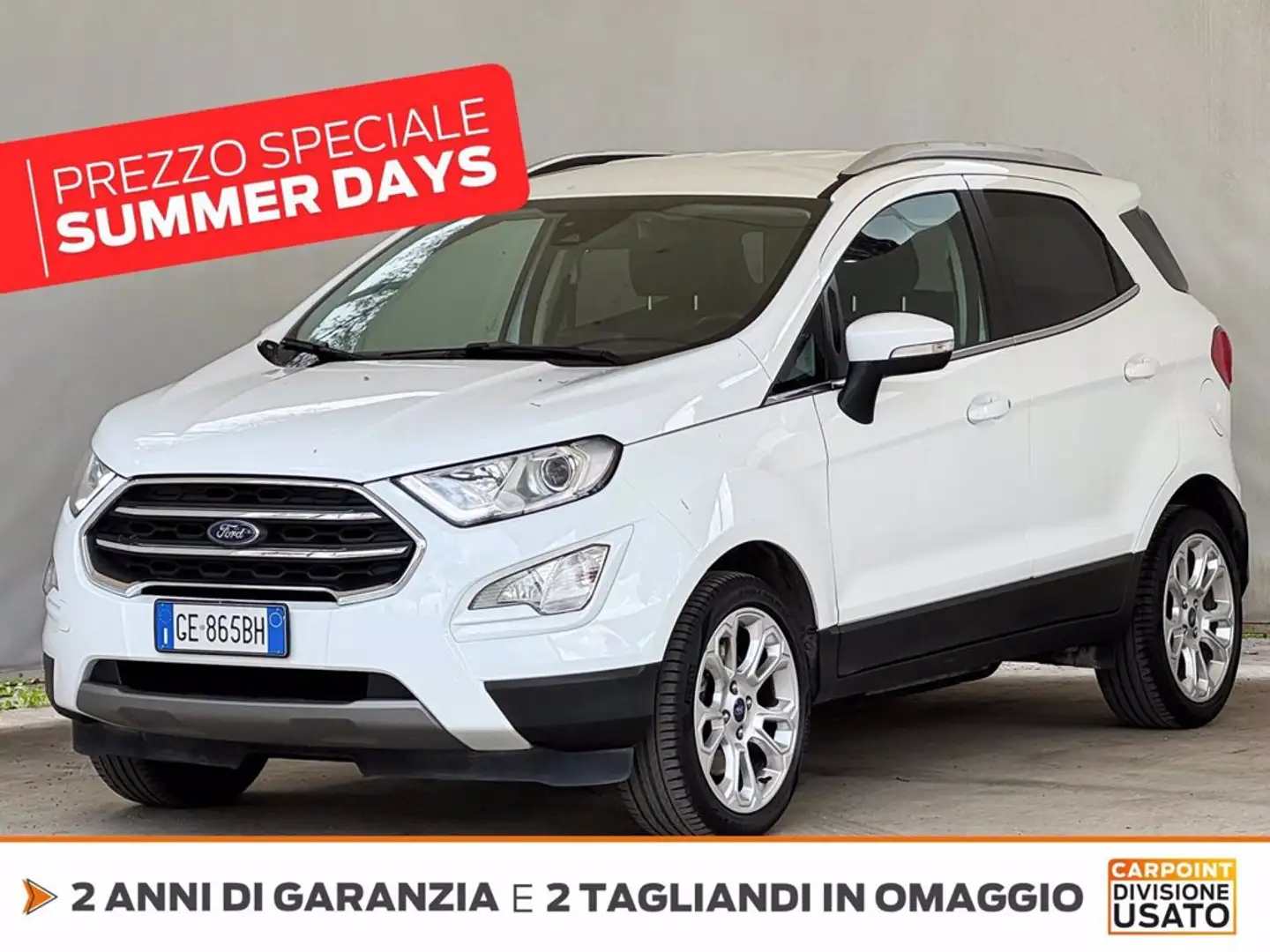 Ford EcoSport 1.0 ecoboost titanium s&s 125cv my20.25 Bianco - 1