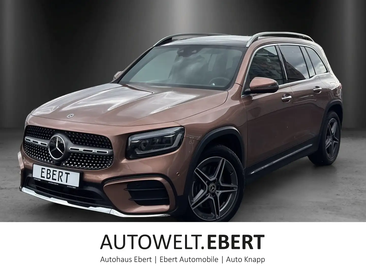 Mercedes-Benz GLB 250 GLB250 4M AMG Prem DISTRO Pano AHK 7-Sitze KeyGo Золотий - 1