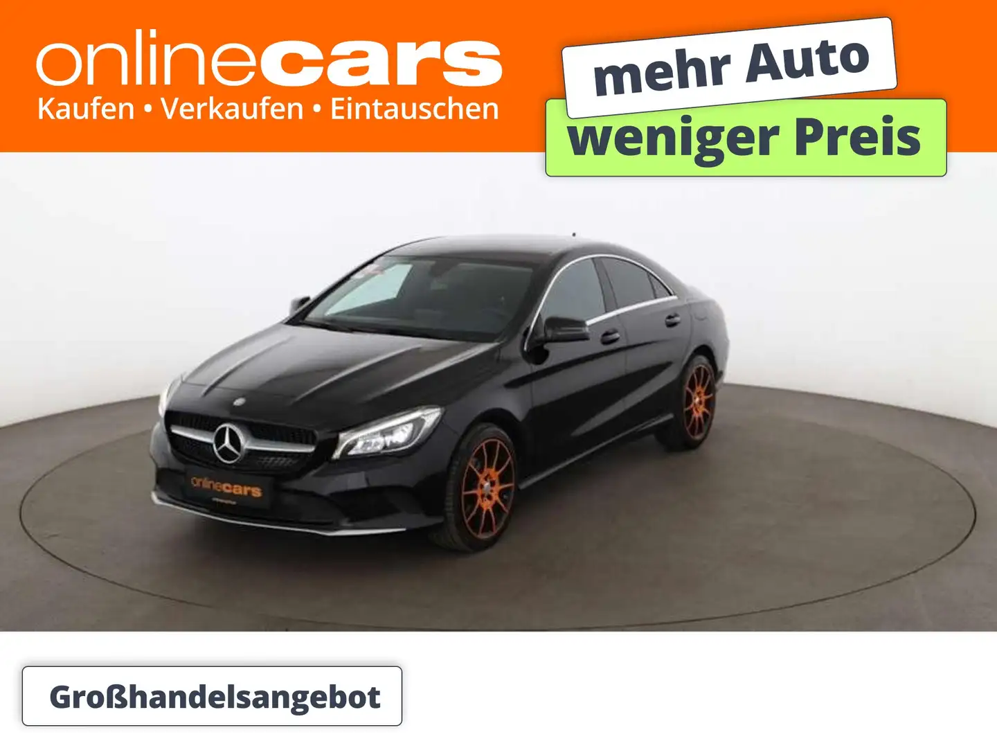 Mercedes-Benz CLA 180 Aut LED LEDER NAVI TEMPOMAT PARKHILFE Schwarz - 1