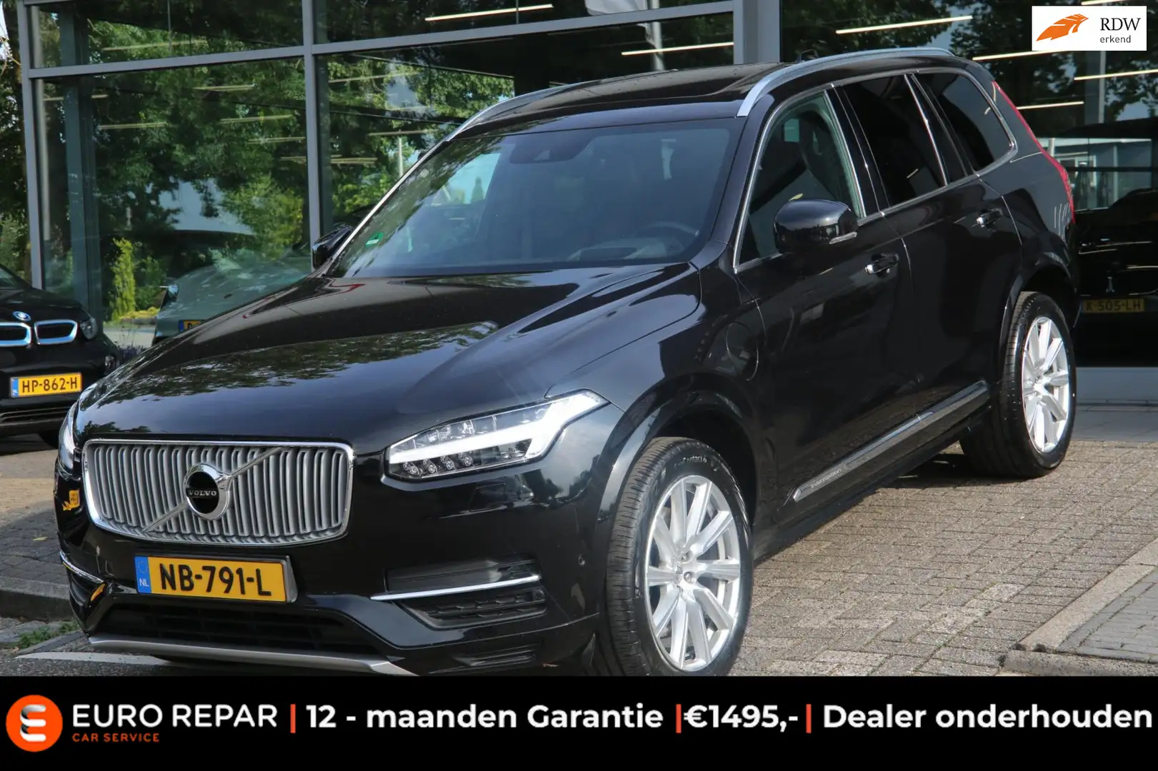 Volvo XC90 2.0 T8 Twin Engine AWD Inscription 7-PERS DEALER O Zwart - 1
