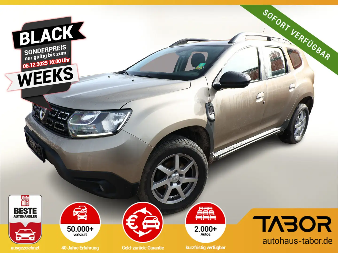 Dacia Duster II 1.6 SCe 115 Comfort 2WD Nav Kam SHZ Beige - 1