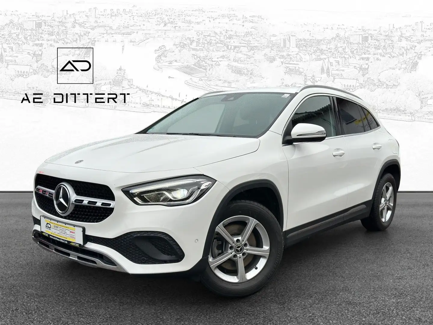 Mercedes-Benz GLA 220 d Progressive MBUX+Navi+CarPlay+1 Hand+ Weiß - 1