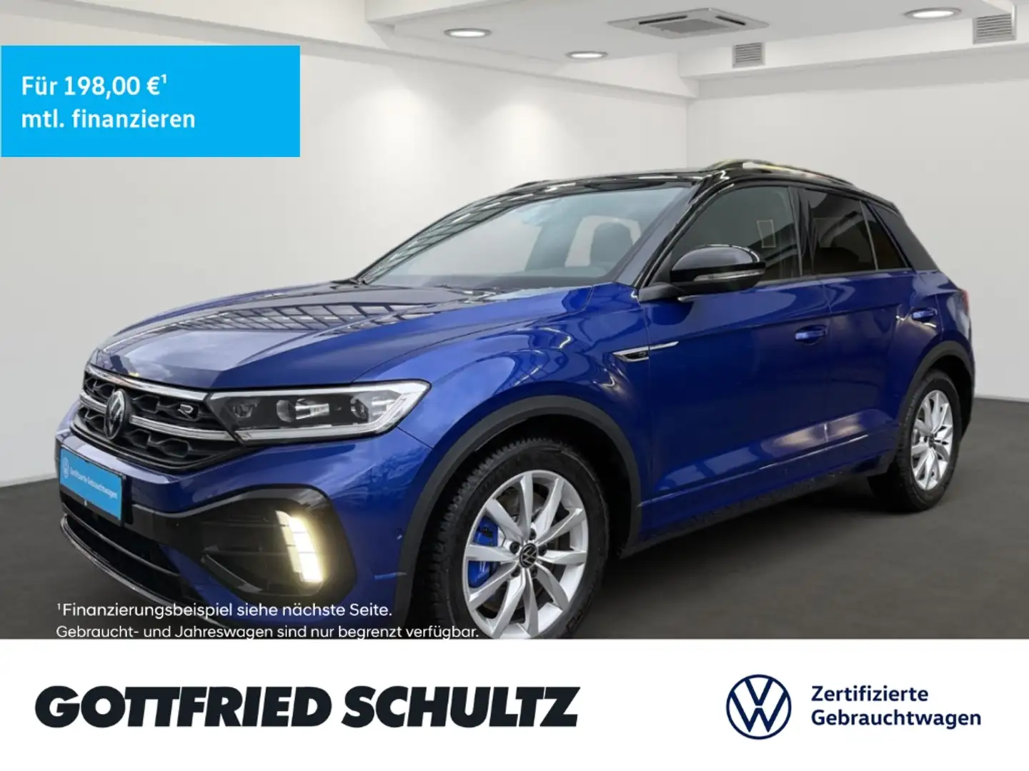 Volkswagen T-Roc 2.0 TSI DSG LED NAV PANO KAMERA AHK R 4Motion LEDE Blau - 1