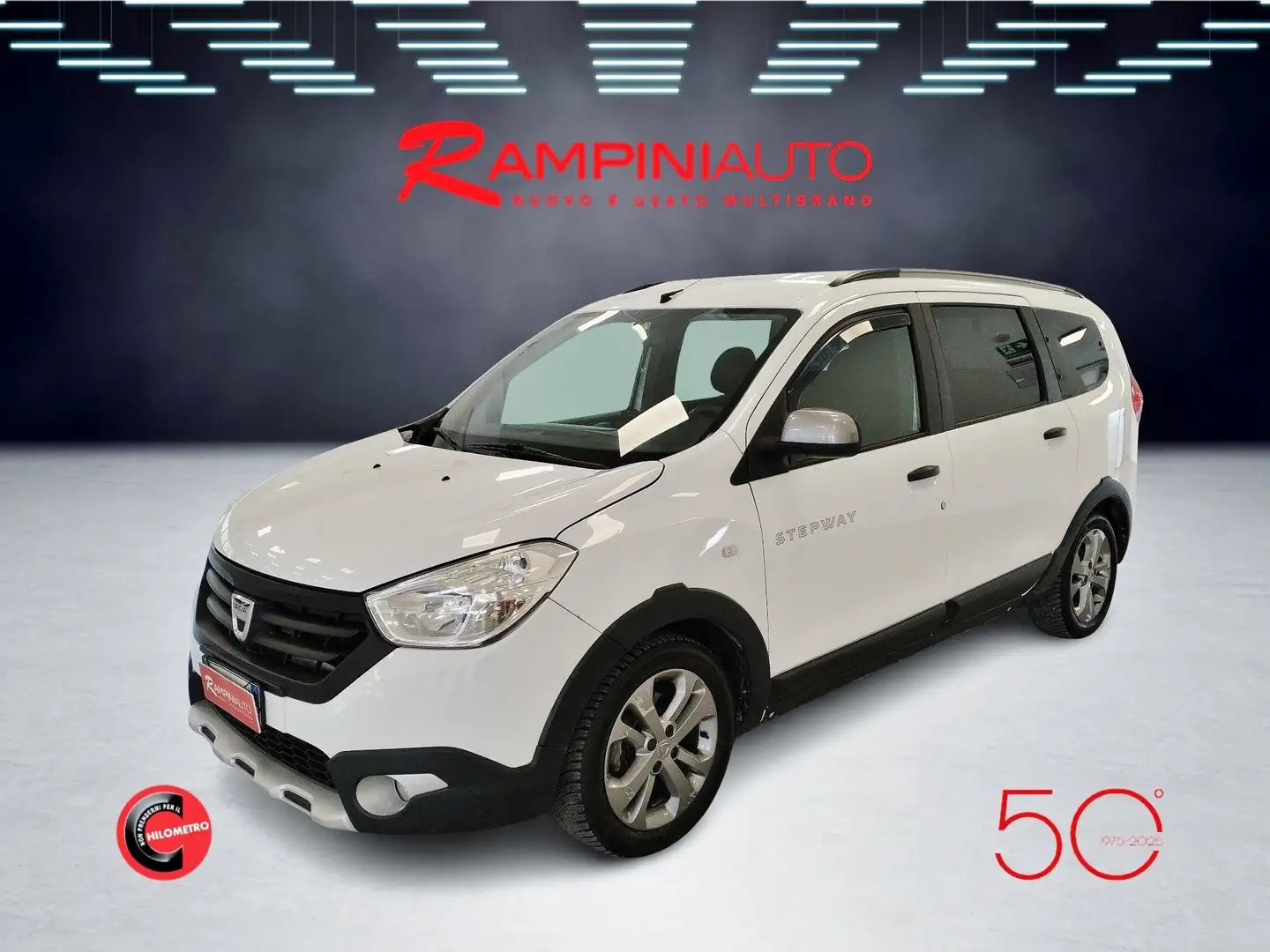 Dacia Lodgy Stepway 1.5 dCi 7 posti Pronta Consegna Bianco - 1
