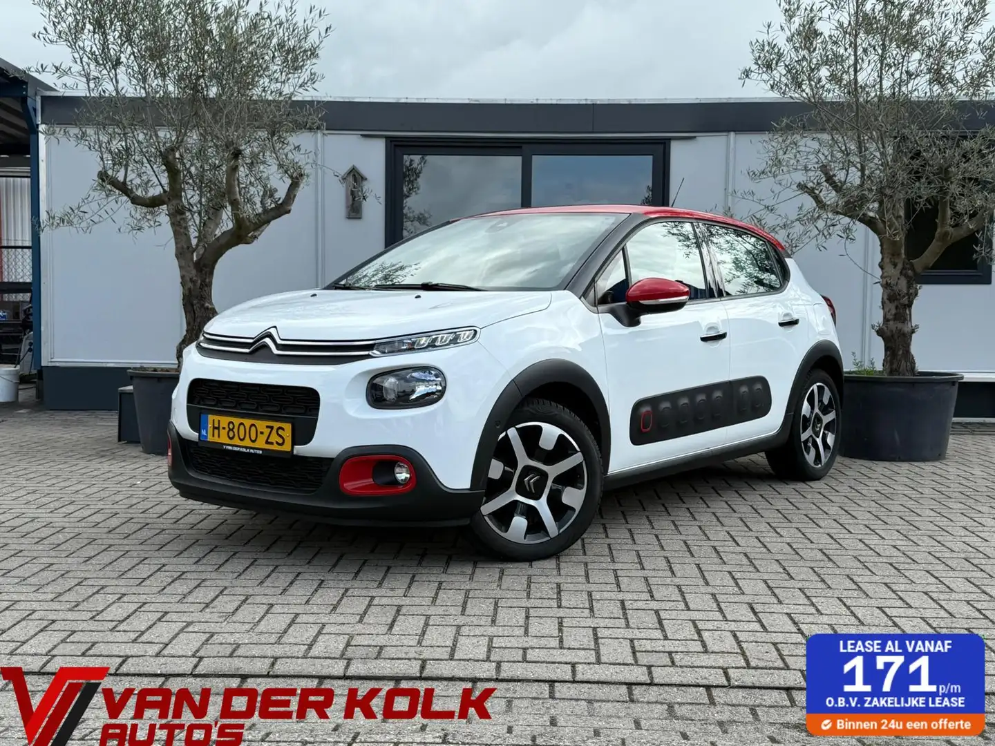 Citroen C3 1.2 PureTech Feel Camera Navi Climate Trekhaak Wit - 1
