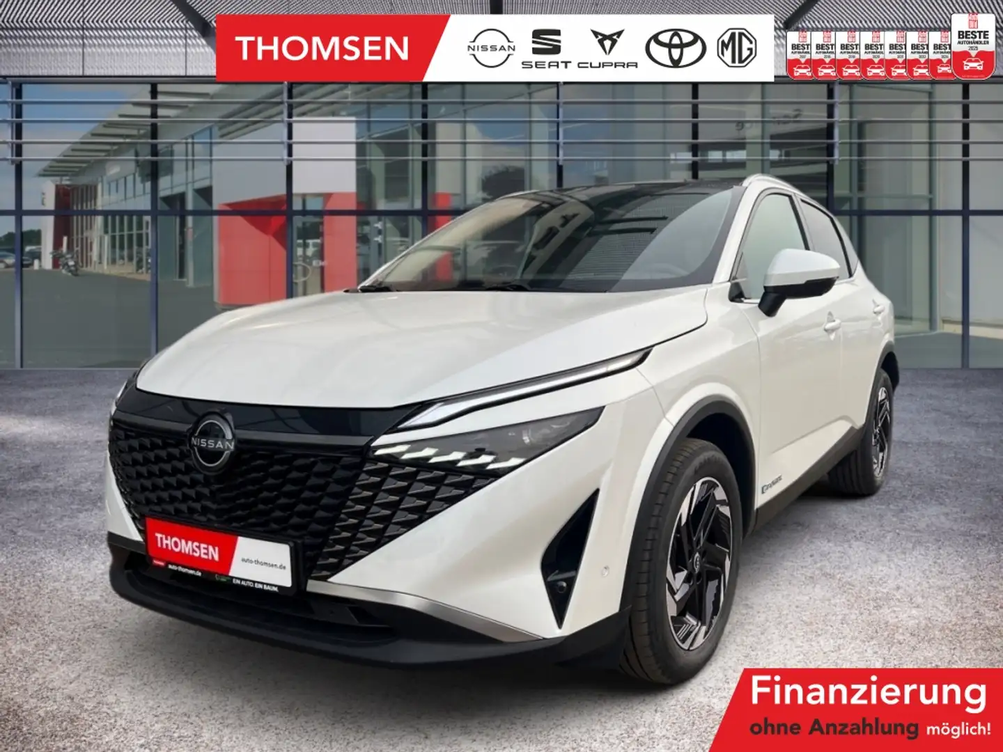 Nissan Qashqai 1.5VC-T ePOWER 190PS N-Connecta Navi SHZ Weiß - 1