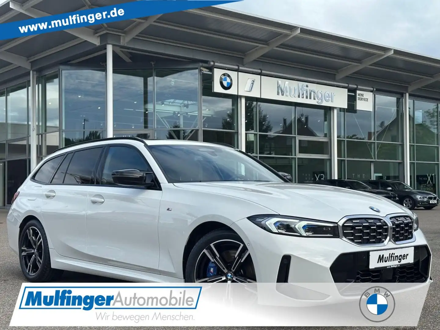 BMW 340 Md T.xDr.FACELIFT HUD ACC SuView.PanoD.AHK18" Blanc - 1