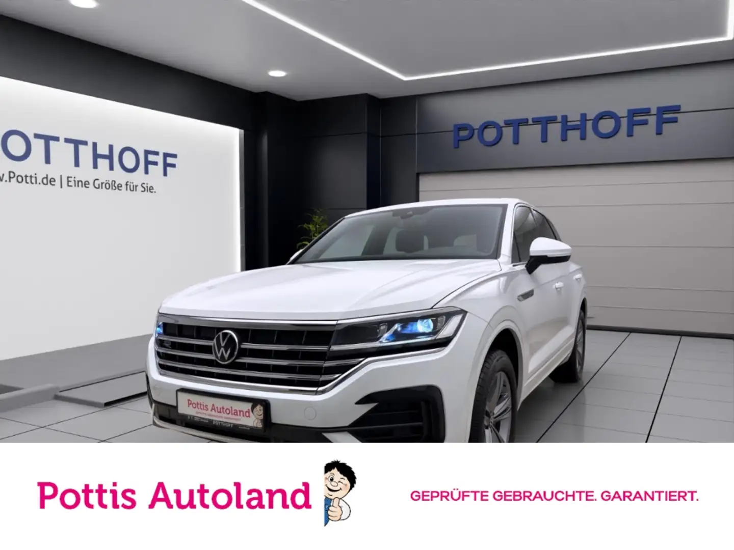 Volkswagen Touareg 3.0 TDI 4M Tiptronic R-LINE NAVI LED SITZHZG LM19 Blanco - 1