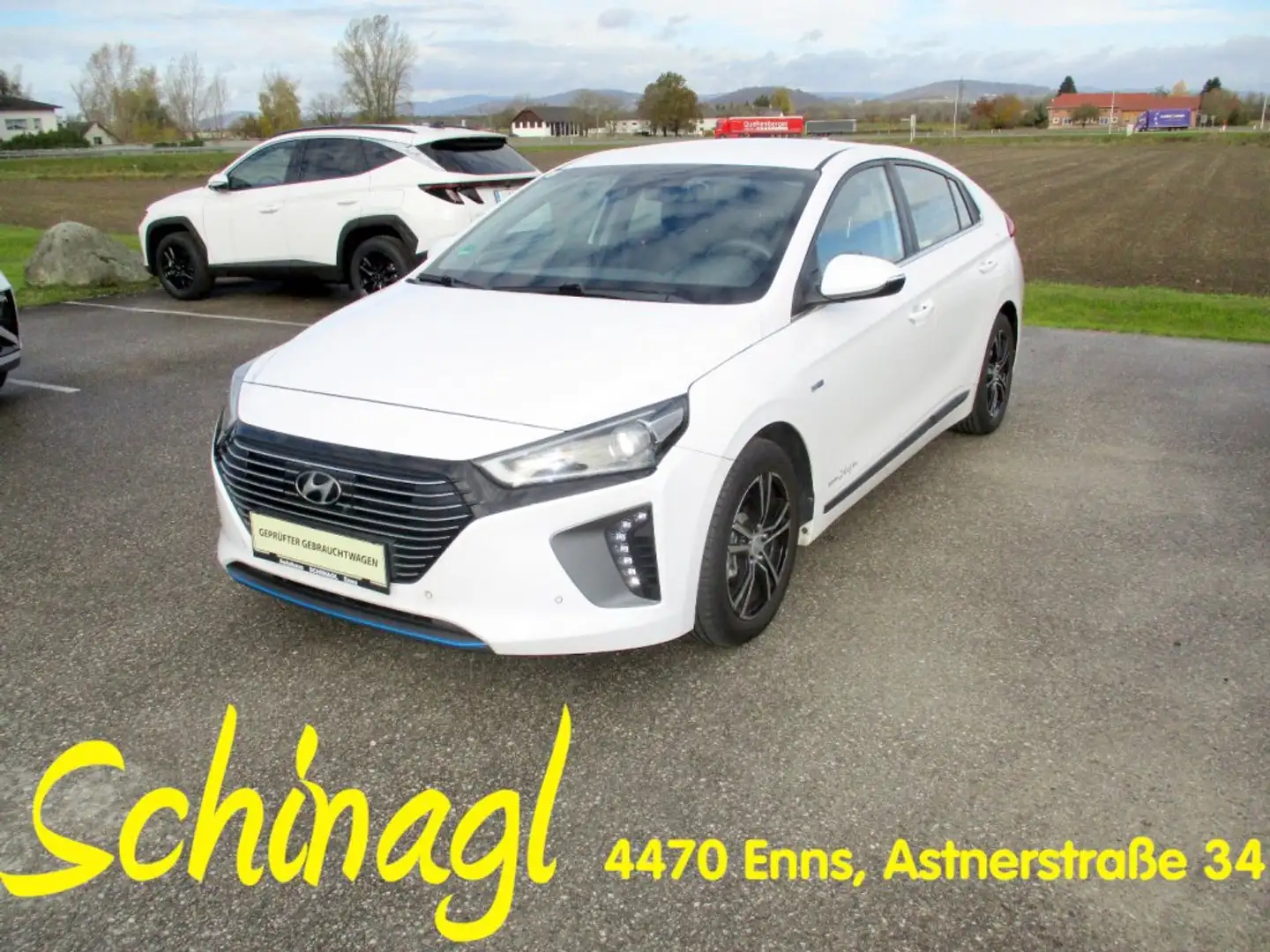 Hyundai IONIQ Hybrid Style 1,6 GDi Hybrid 601k-P1/5/6-O3 Blanc - 1