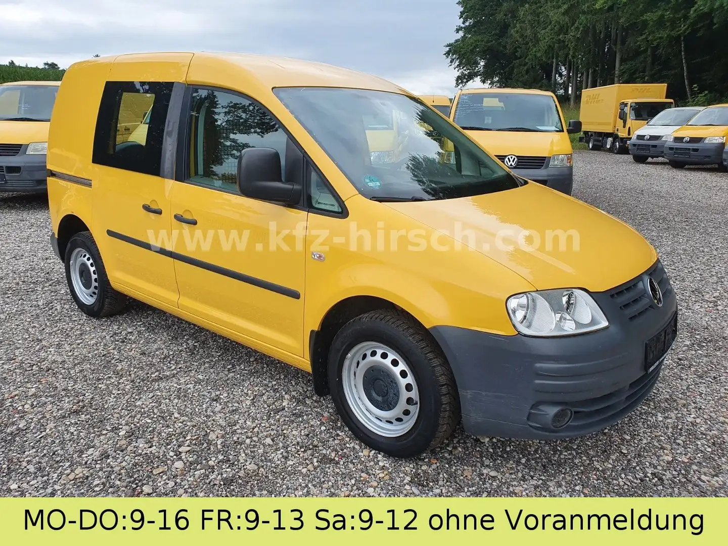 Volkswagen Caddy 2.0 SDI*1.Hand*2-Sitzer*2xSchiebetüre Gelb - 1